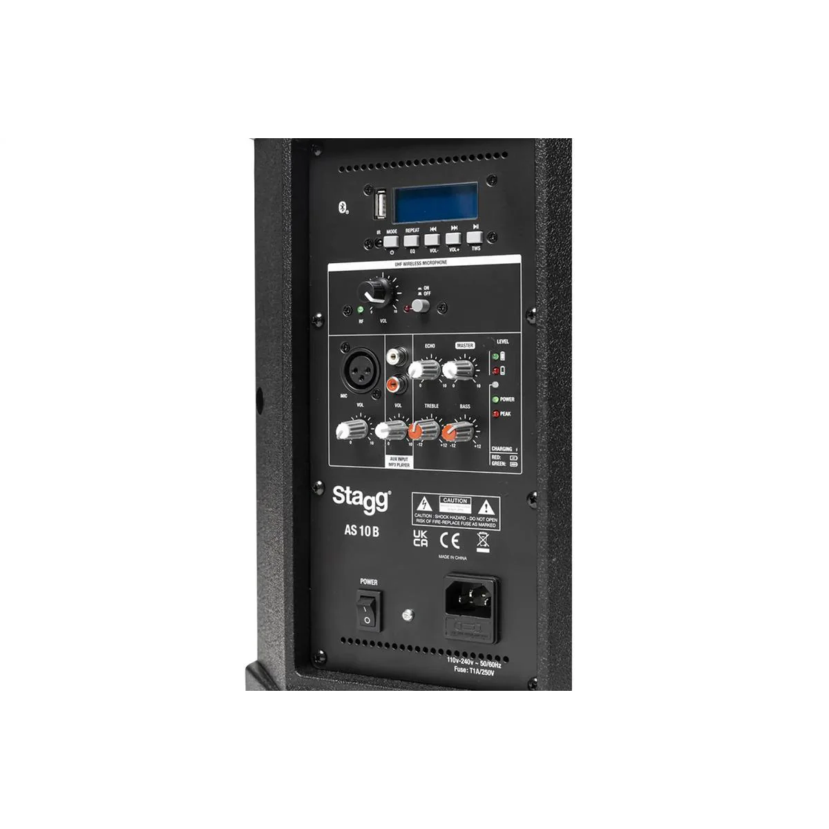 Stagg AS10B US 10" 2-Way Active Speaker Class D 125W - Image 3