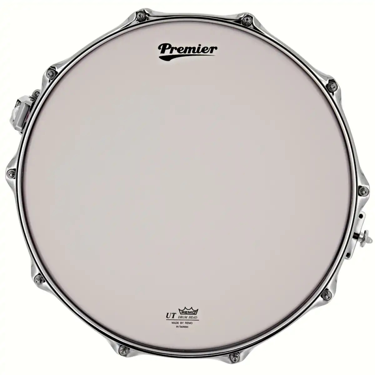 Premier 14" x 7" Genista Maple Snare Drum - Silver Sparkle - Image 5