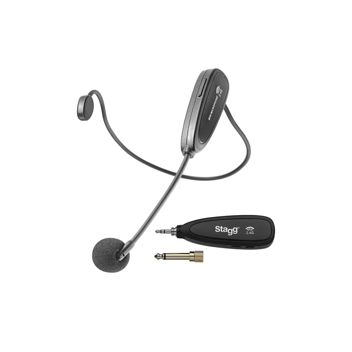 Stagg SUW 12H-BK 2.4 GHZ Wireless Headset Microphone Set