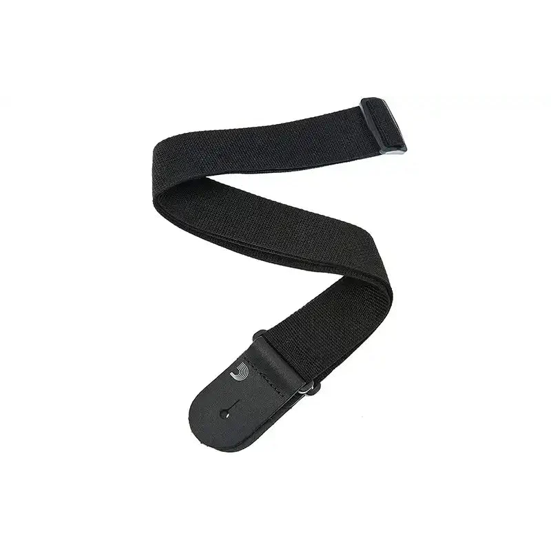 D'Addario Guitar Strap BLACK Polypropylene 2 Inch Wide