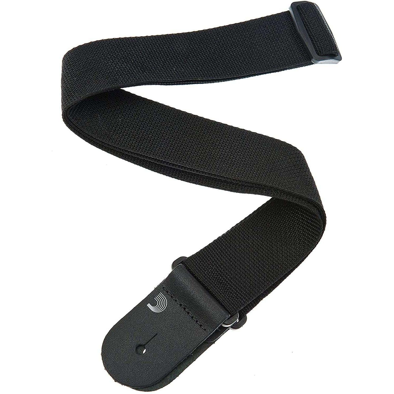D'Addario Guitar Strap BLACK Polypropylene 2 Inch Wide - Image 3