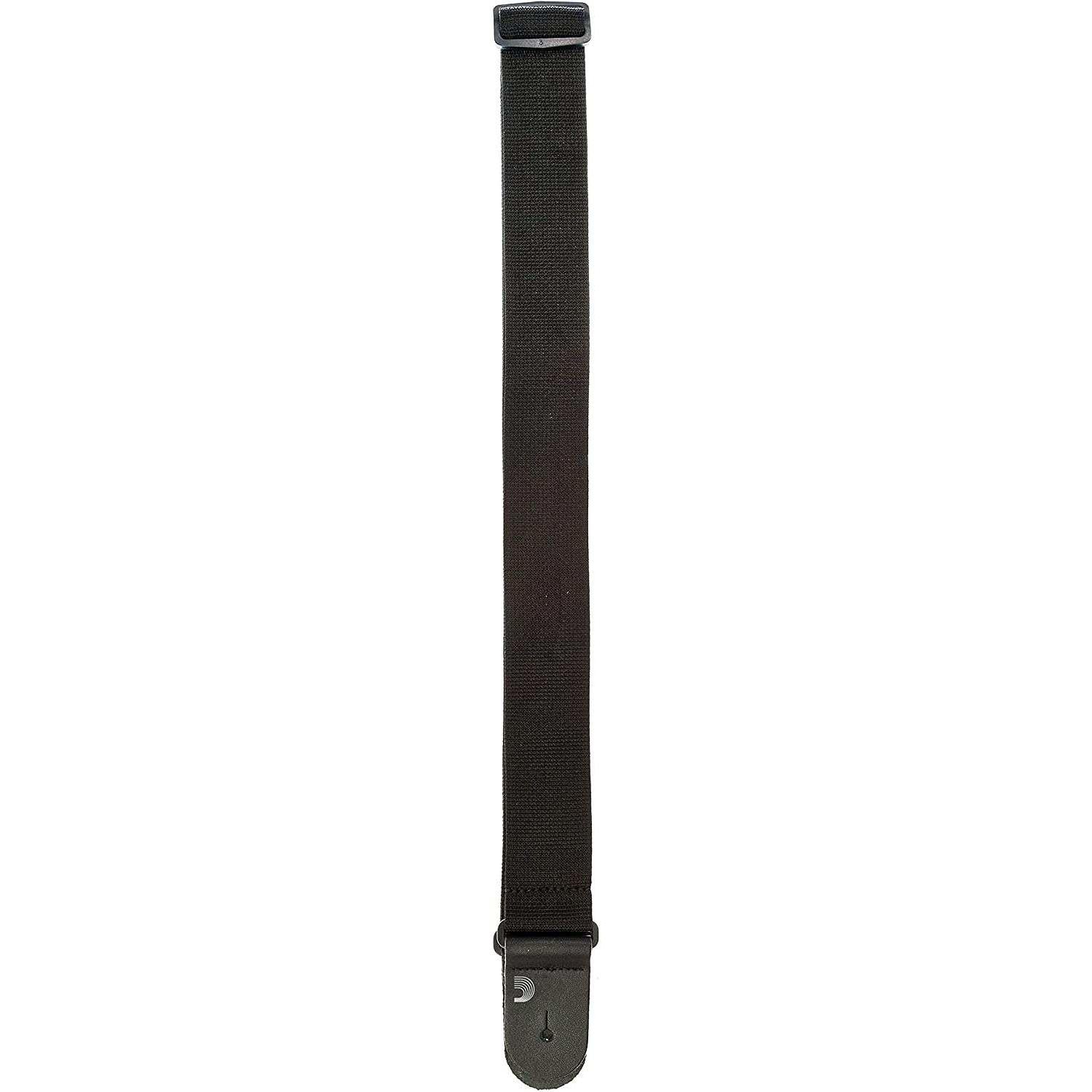 D'Addario Guitar Strap BLACK Polypropylene 2 Inch Wide - Image 4