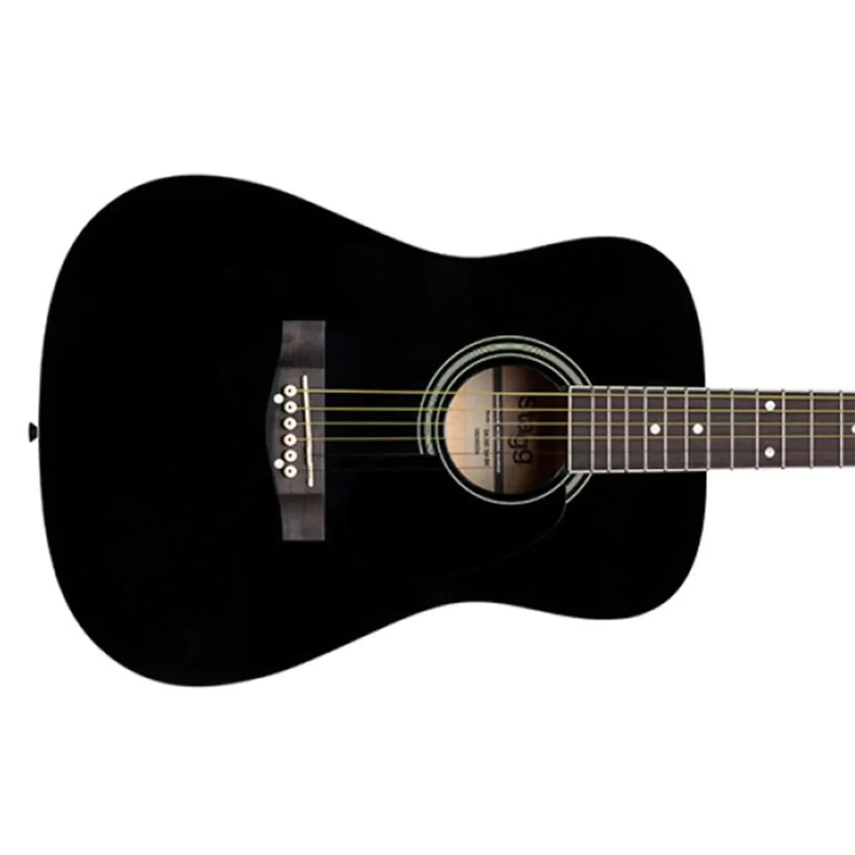 Stagg SA20D 3/4 Dreadnought Acoustic Guitar - Black