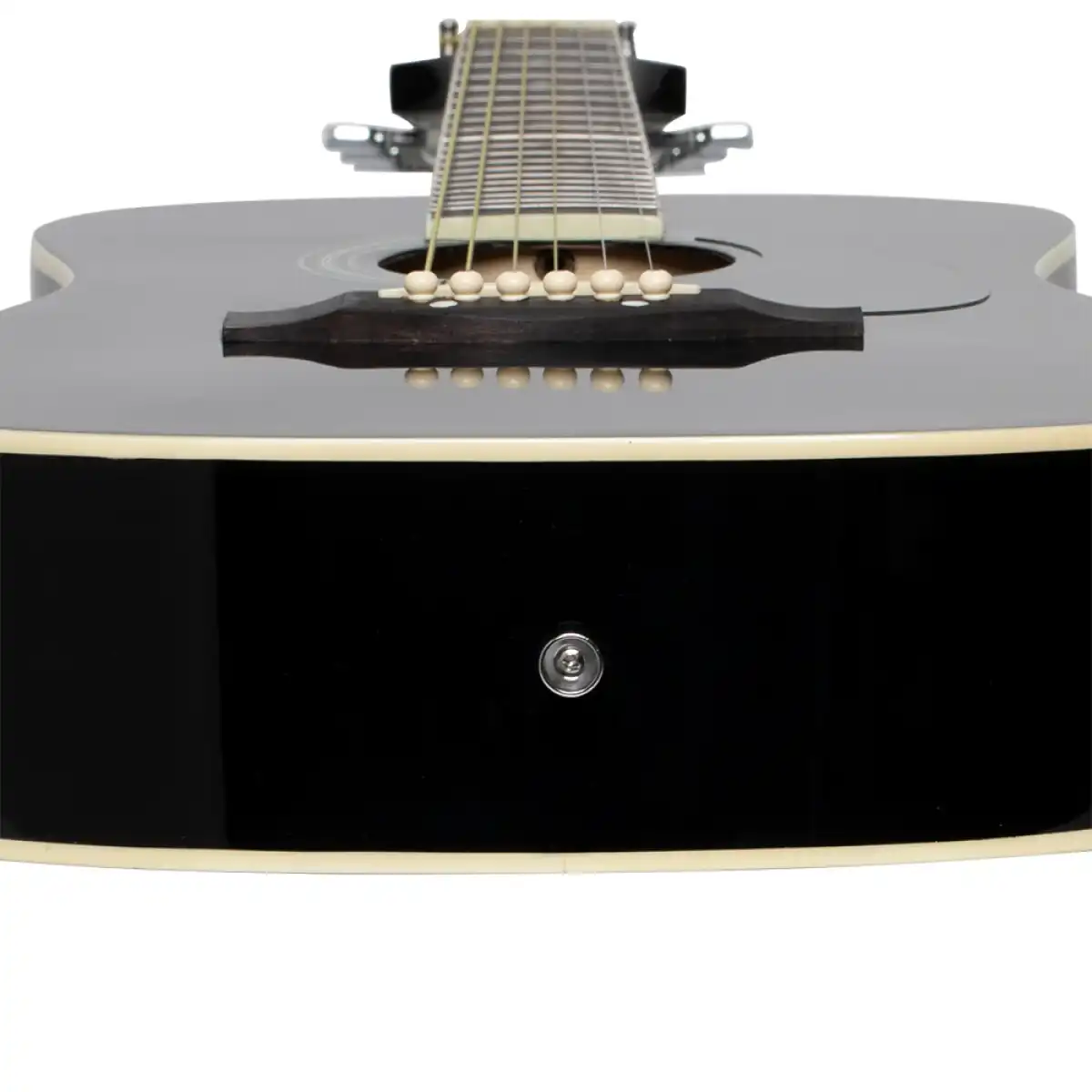 Stagg SA20D 3/4 Dreadnought Acoustic Guitar - Black - Image 7