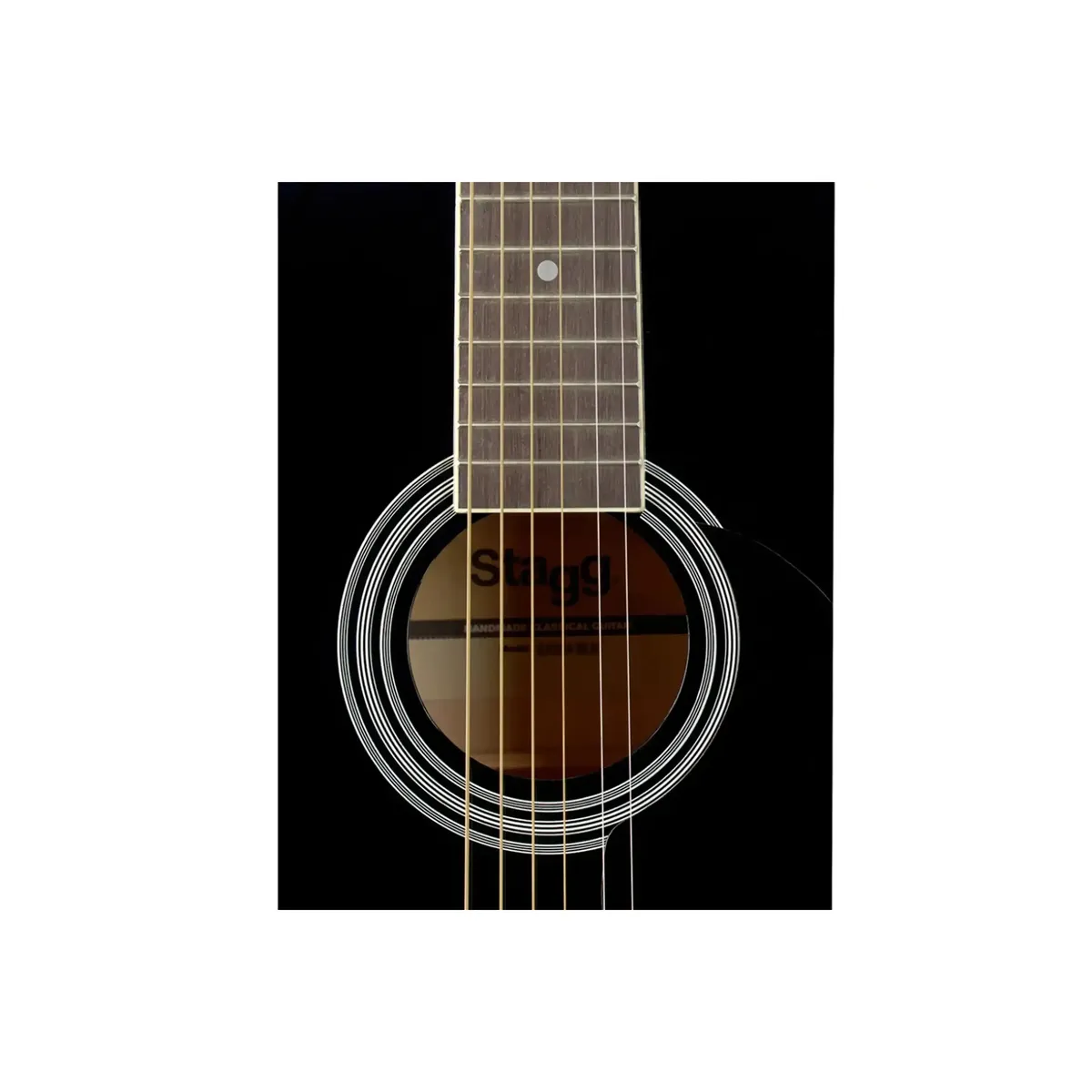 Stagg SA20A BLK Auditorium Acoustic Guitar - Black - Image 3