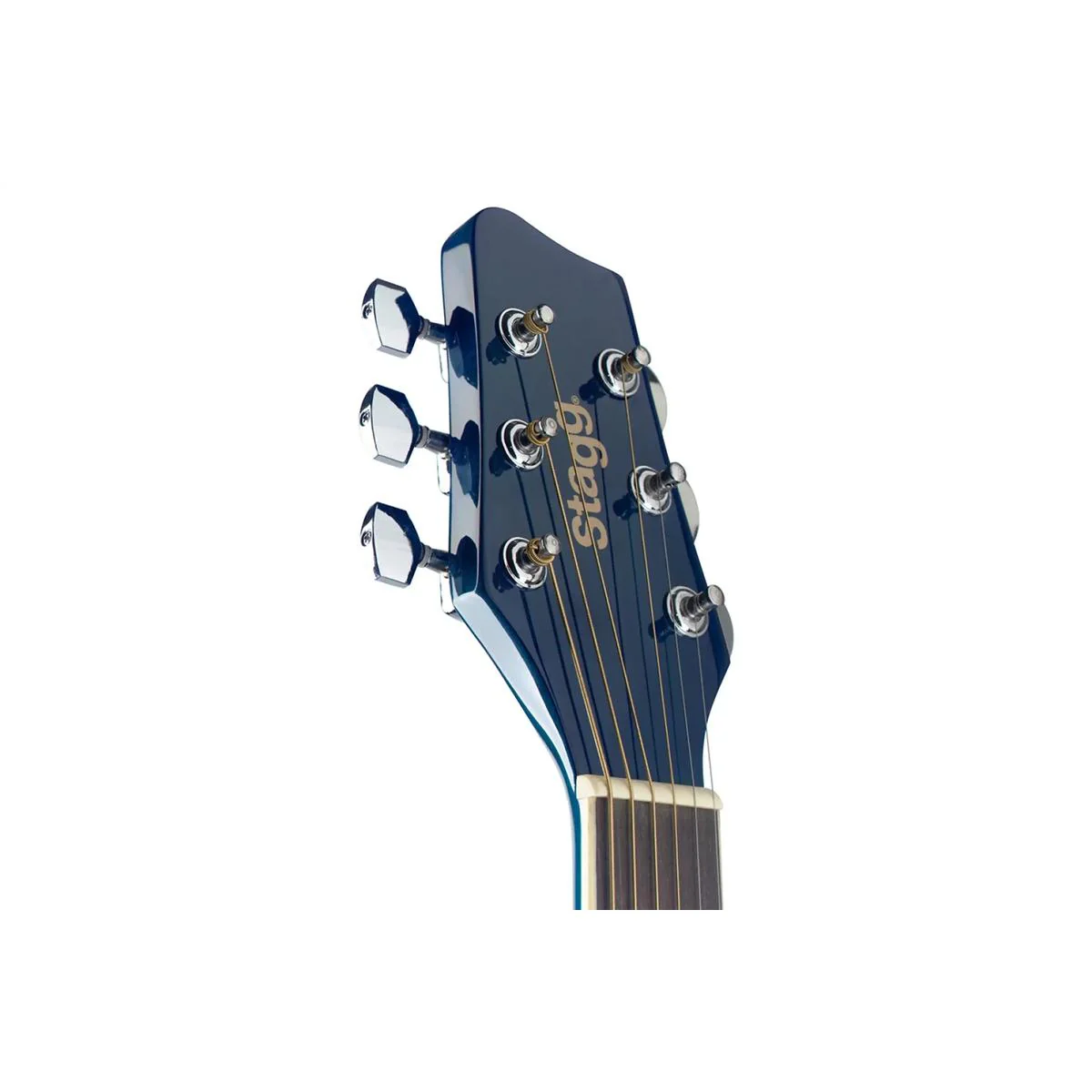Stagg SA20A Auditorium Acoustic Guitar - Blue - Image 4