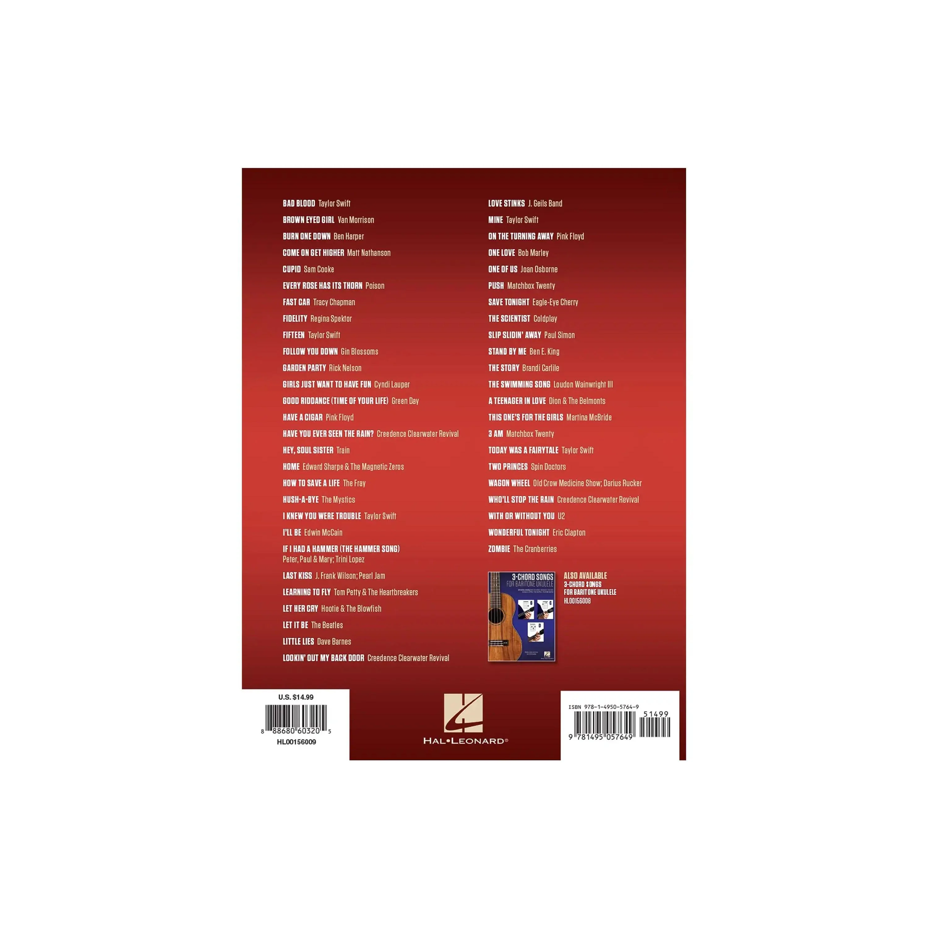 4-Chord Songs for Baritone Ukulele (G-C-D-Em): Melody, Chords and Lyrics for D-G-B-E Tuning - Image 4