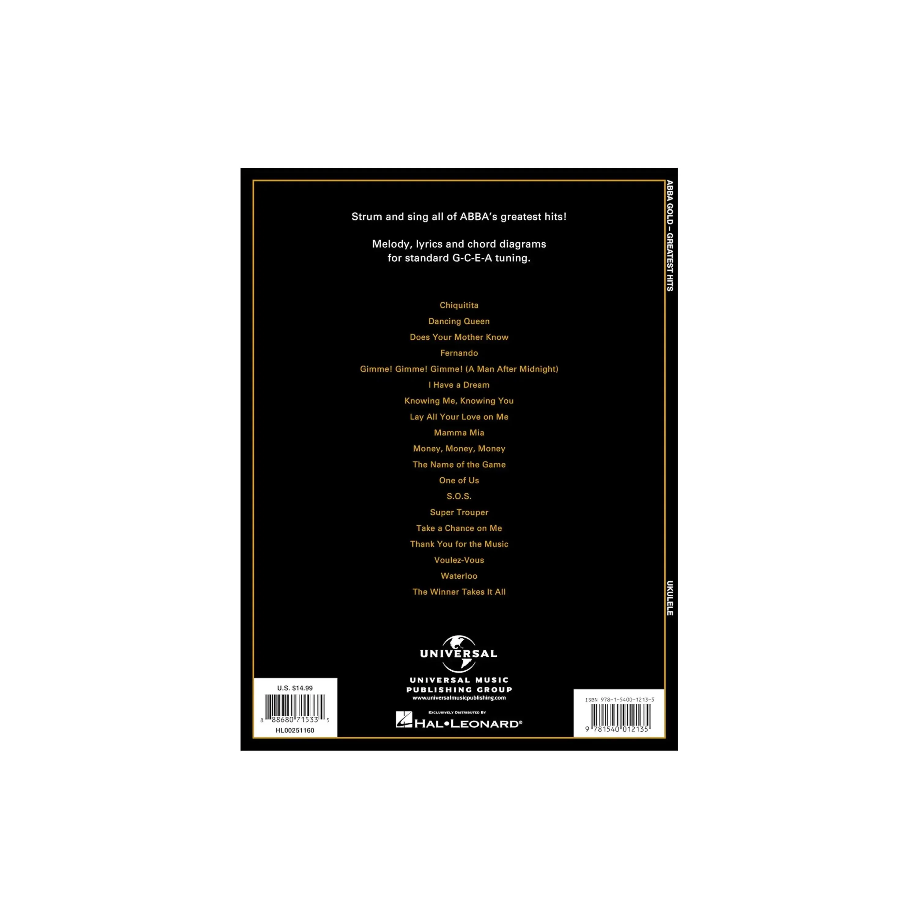 ABBA – Gold: Greatest Hits for Ukulele - Image 4