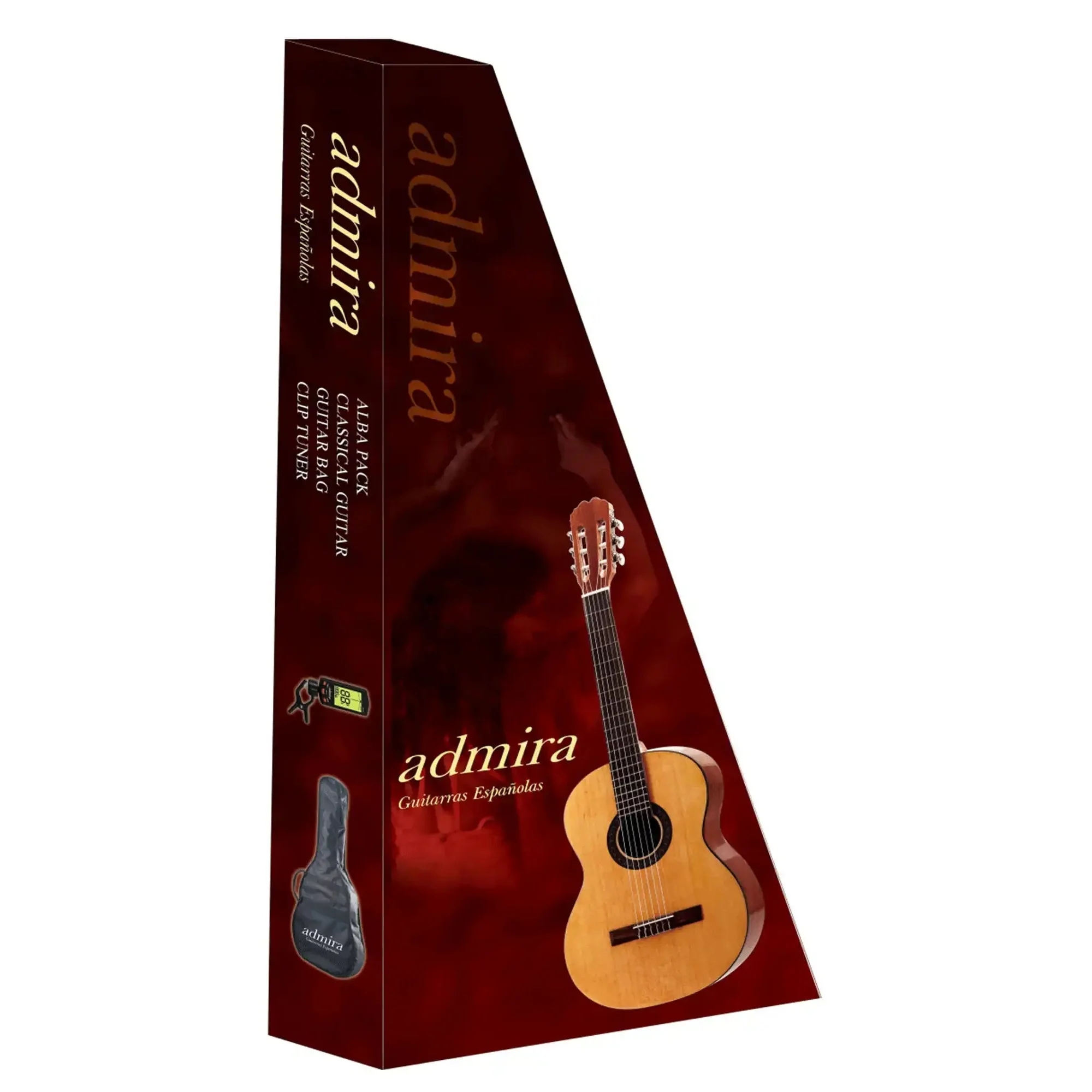 Admira ALBA 3/4 Beginner Series Classical Acoustic Guitar Pack - Image 6