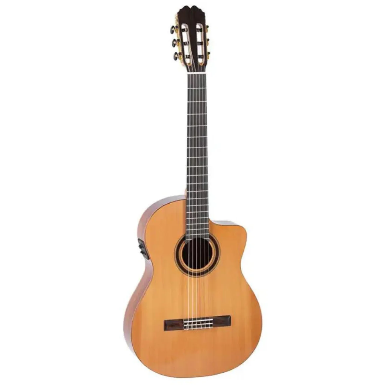 Admira GRANADA-ECTF Solid Cedar Top Acoustic-Electric Classical Thinbody Guitar - Image 3