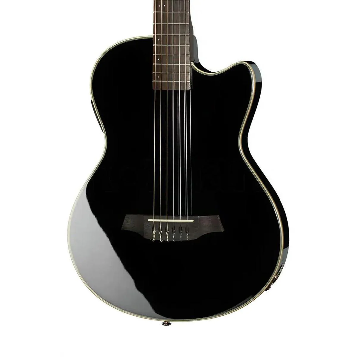 Angel Lopez EC3000CBK Solid Body Classical Electric Guitar