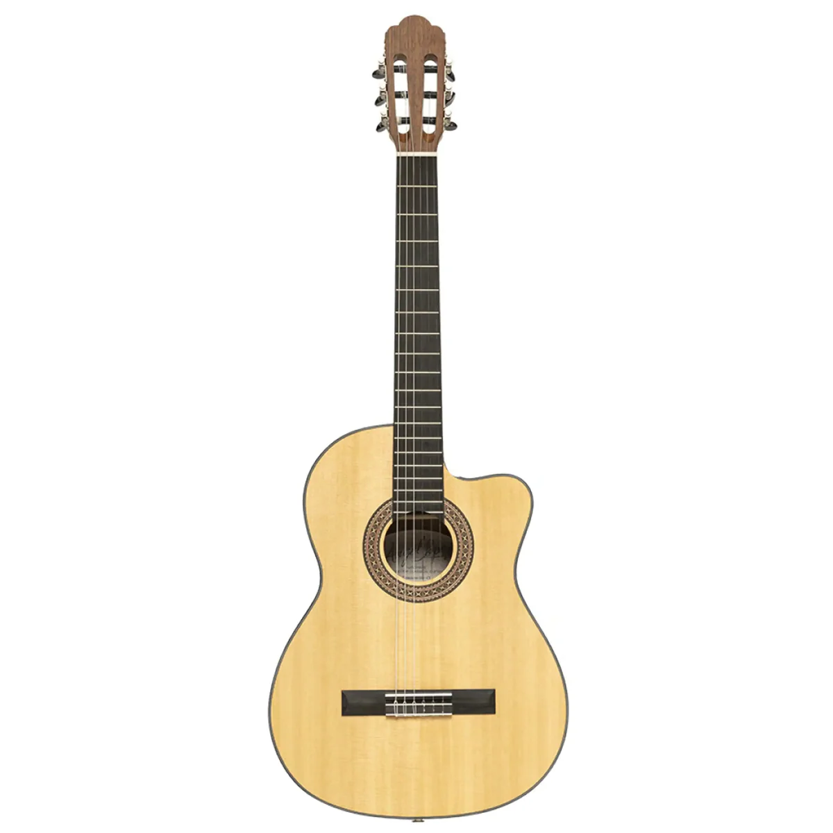 Angel Lopez Graciano SM-CE Acoustic-Electric Classical Guitar - Image 3