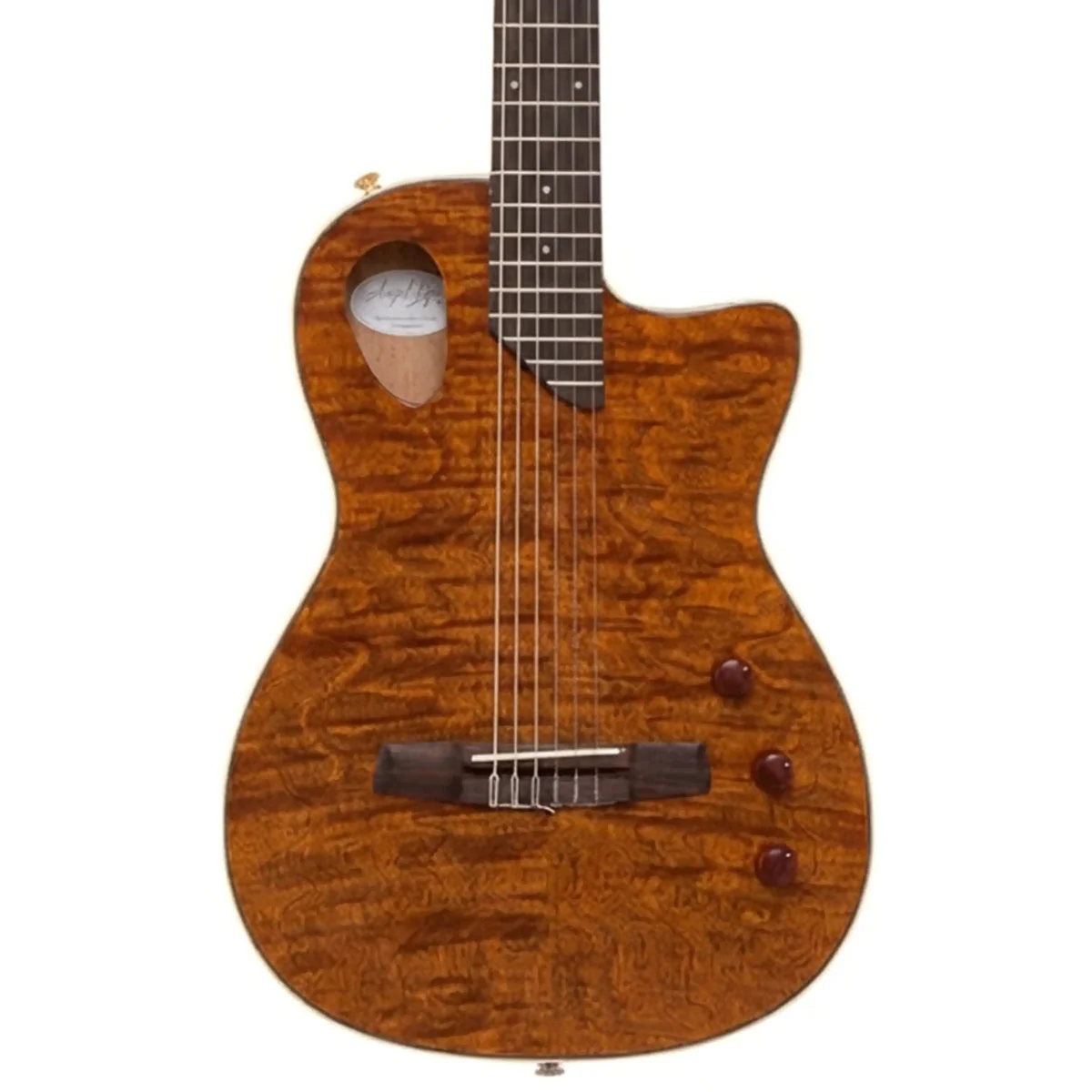 Angel Lopez Sherry CE N Hybrid Nylon Acoustic-Electric Classical Guitar