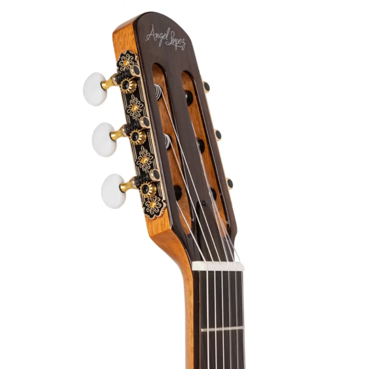 Angel Lopez Sherry CE N Hybrid Nylon Acoustic-Electric Classical Guitar - Image 6