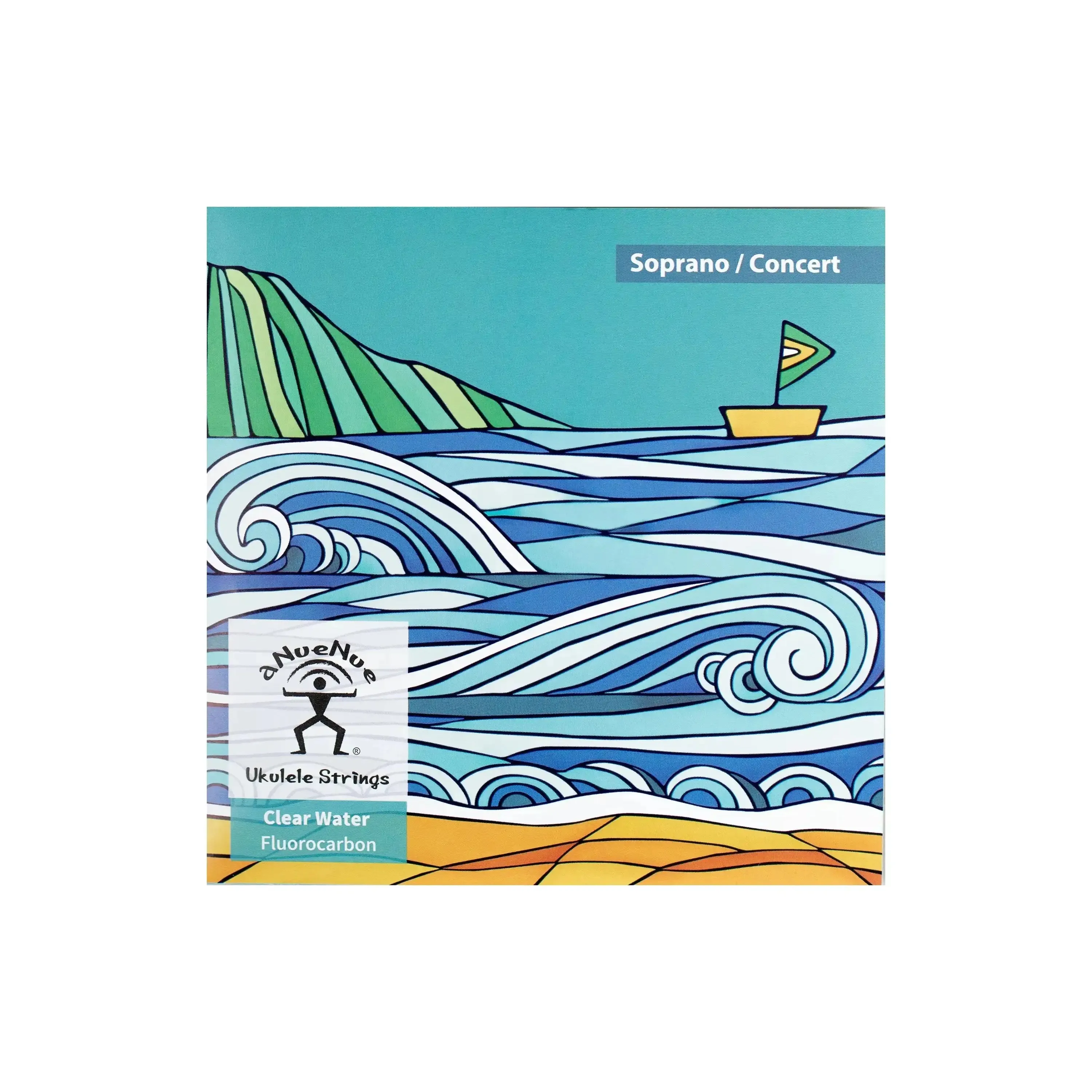 Anuenue CWSC - Clear Water Strings - Soprano/Concert Ukulele Strings