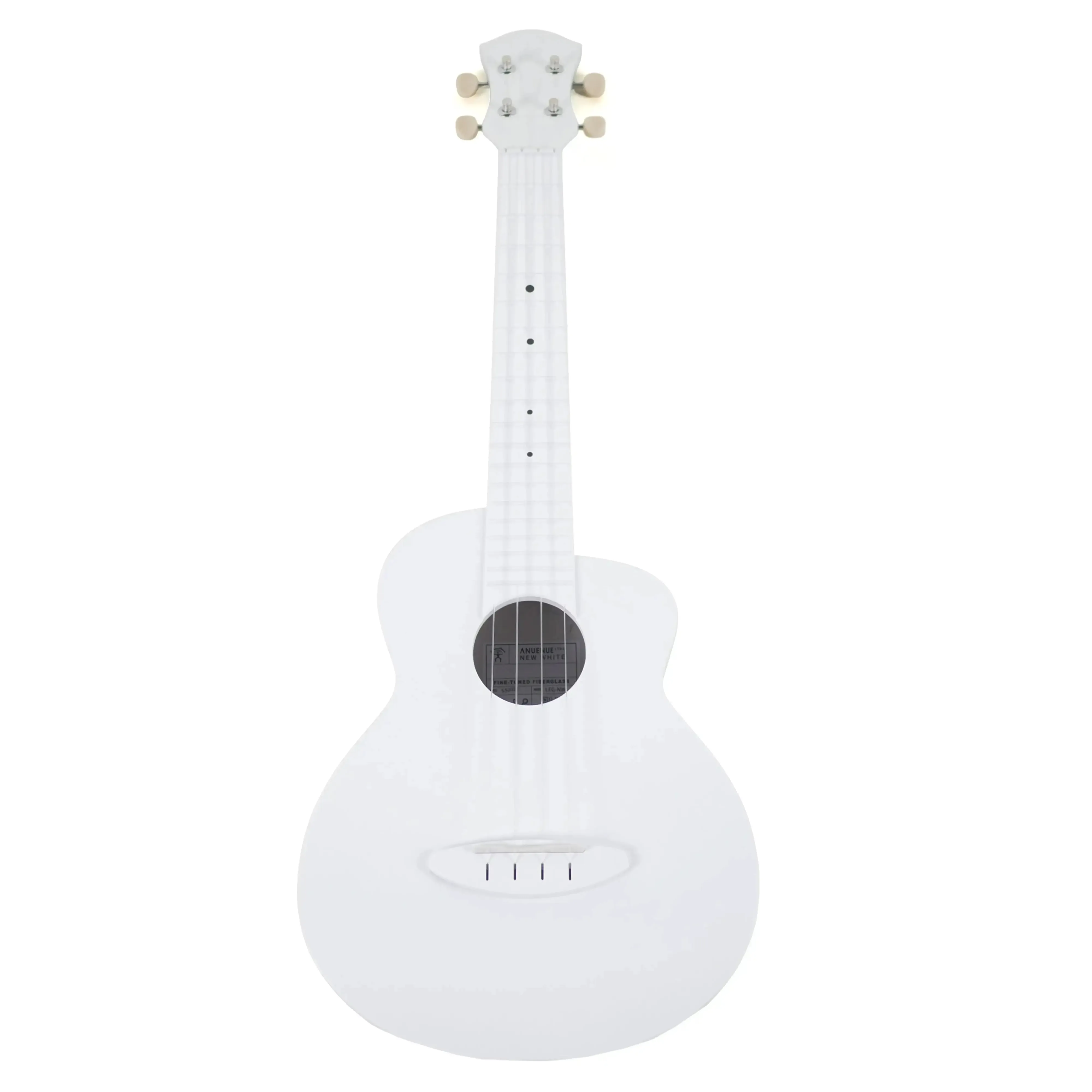 ANueNue Lyra LFG-NW New White Hybrid Concert Ukulele - Image 4