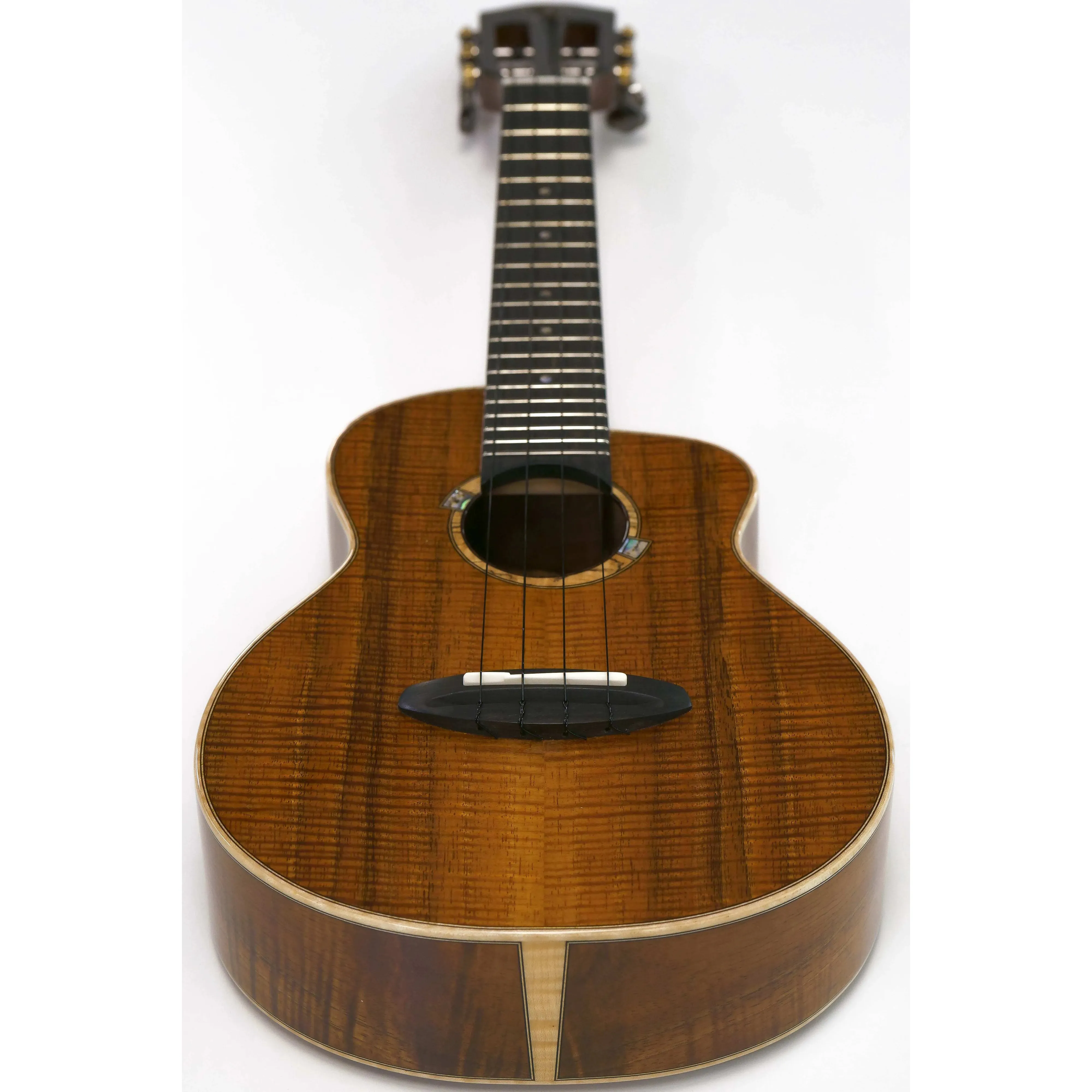 ANueNue UC5K Hawaiian Curly Koa Bird Concert Ukulele - Image 4