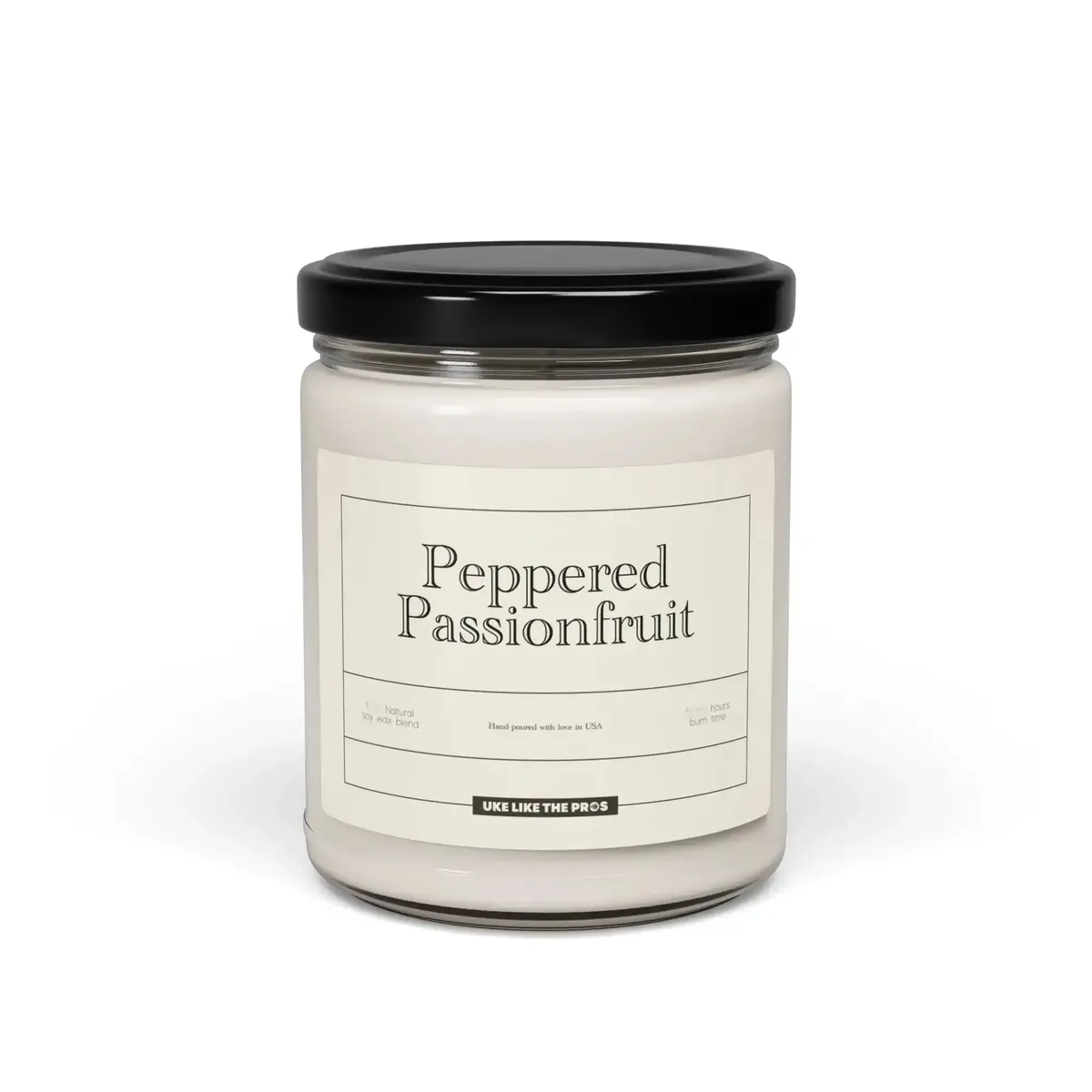 Uke Like The Pros Scented Soy Candle - 9oz - Image 2