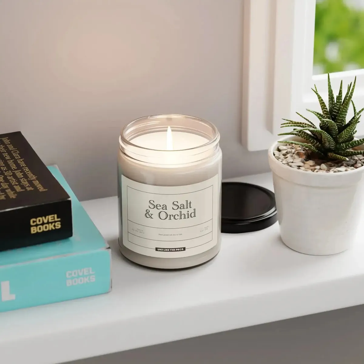 Uke Like The Pros Scented Soy Candle - 9oz - Image 4