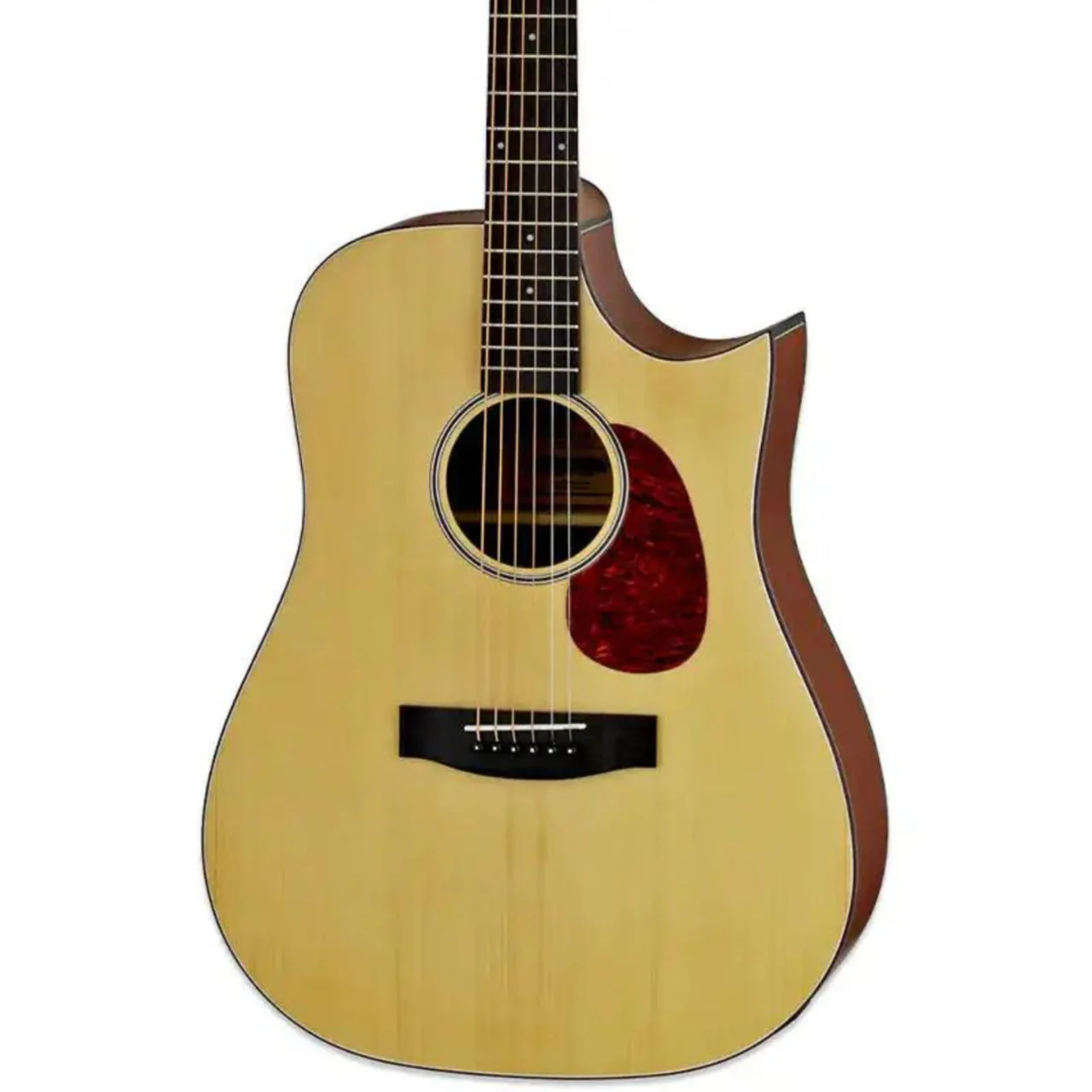 Aria 111-CE-MTN Matte Natural Acoustic Electric Dreadnought Guitar