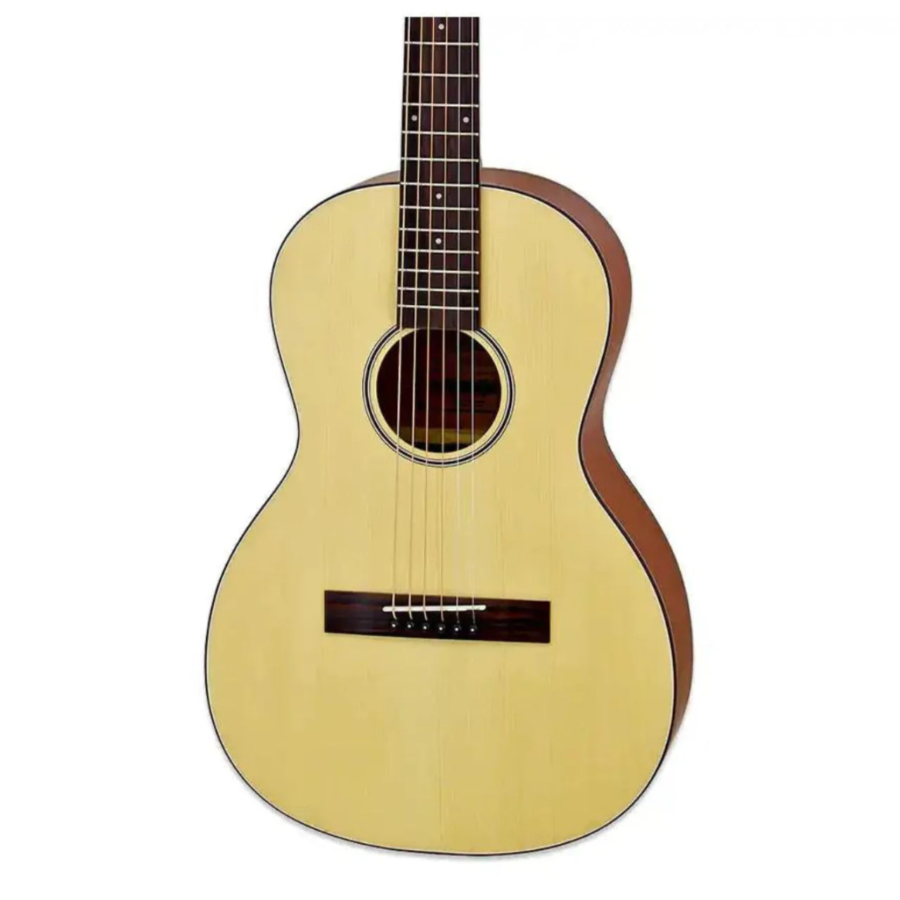 Aria 131-MTN Matte Natural Spruce Top Parlor Guitar