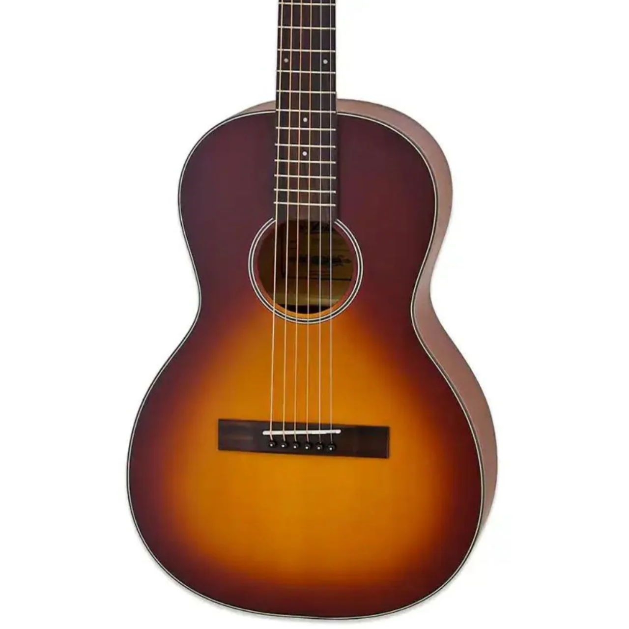 Aria 131-MTTS Matte Tobacco Sunburst Spruce Top Parlor Guitar