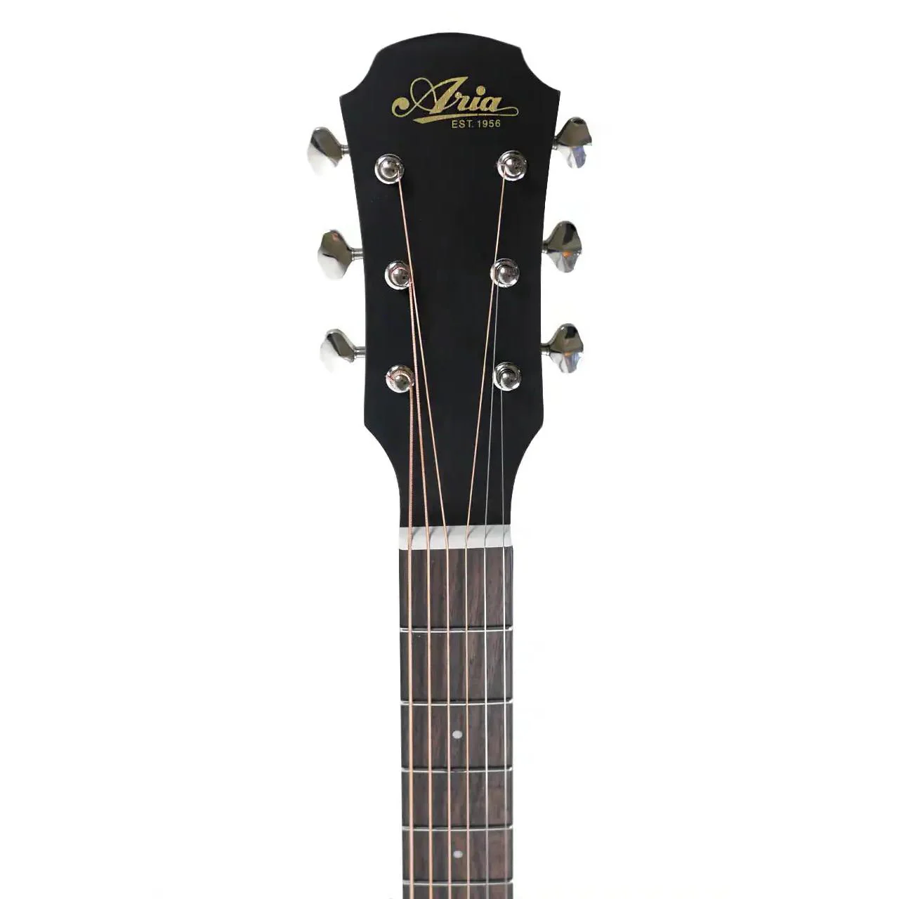 Aria 131UP-STRD Urban Player Stained Red Acoustic Parlor Guitar - Image 5