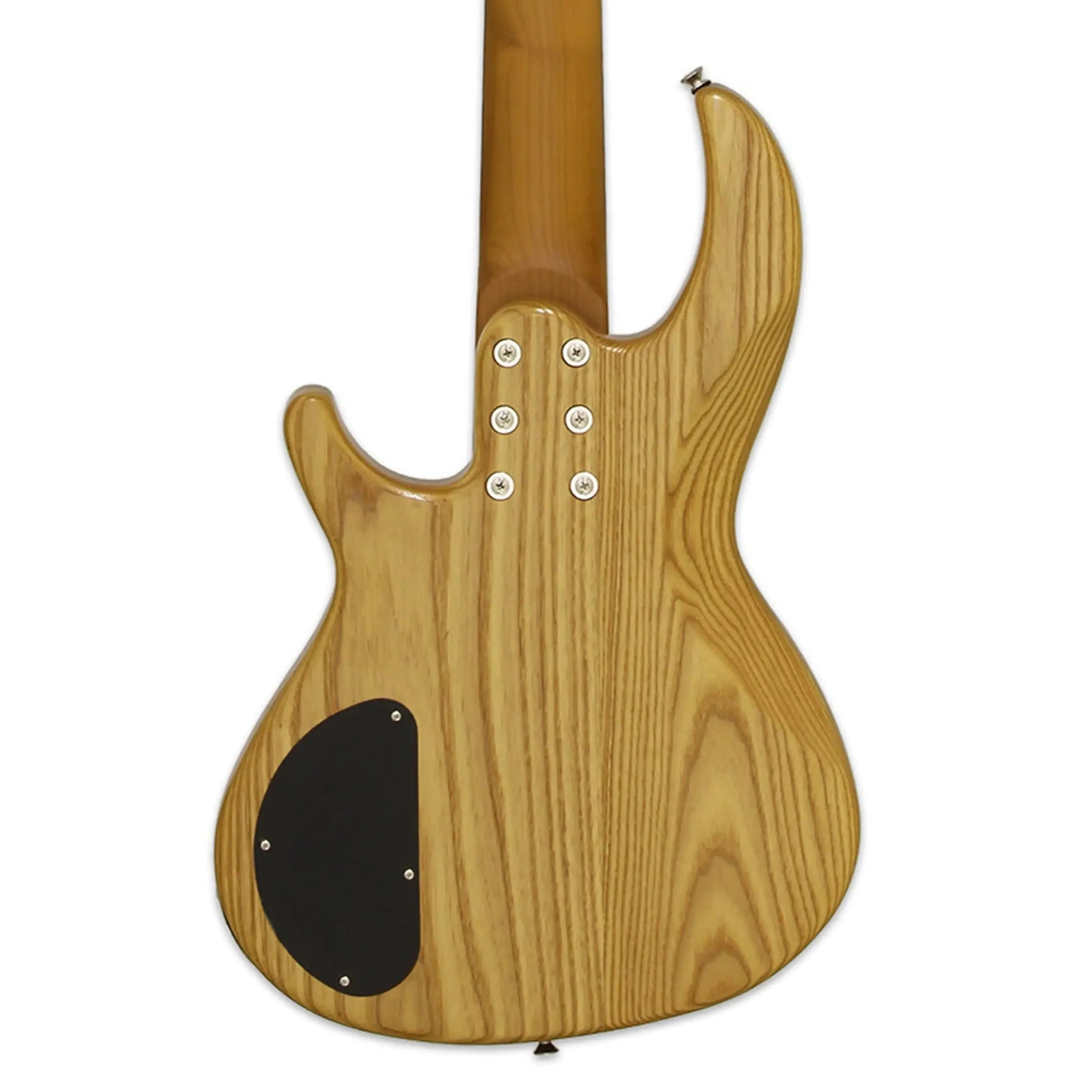 Aria 313-MK2/5 Detroit Pro II Hot Rod Collection Electric Bass - 5-String Open-Pore Natural - Image 2