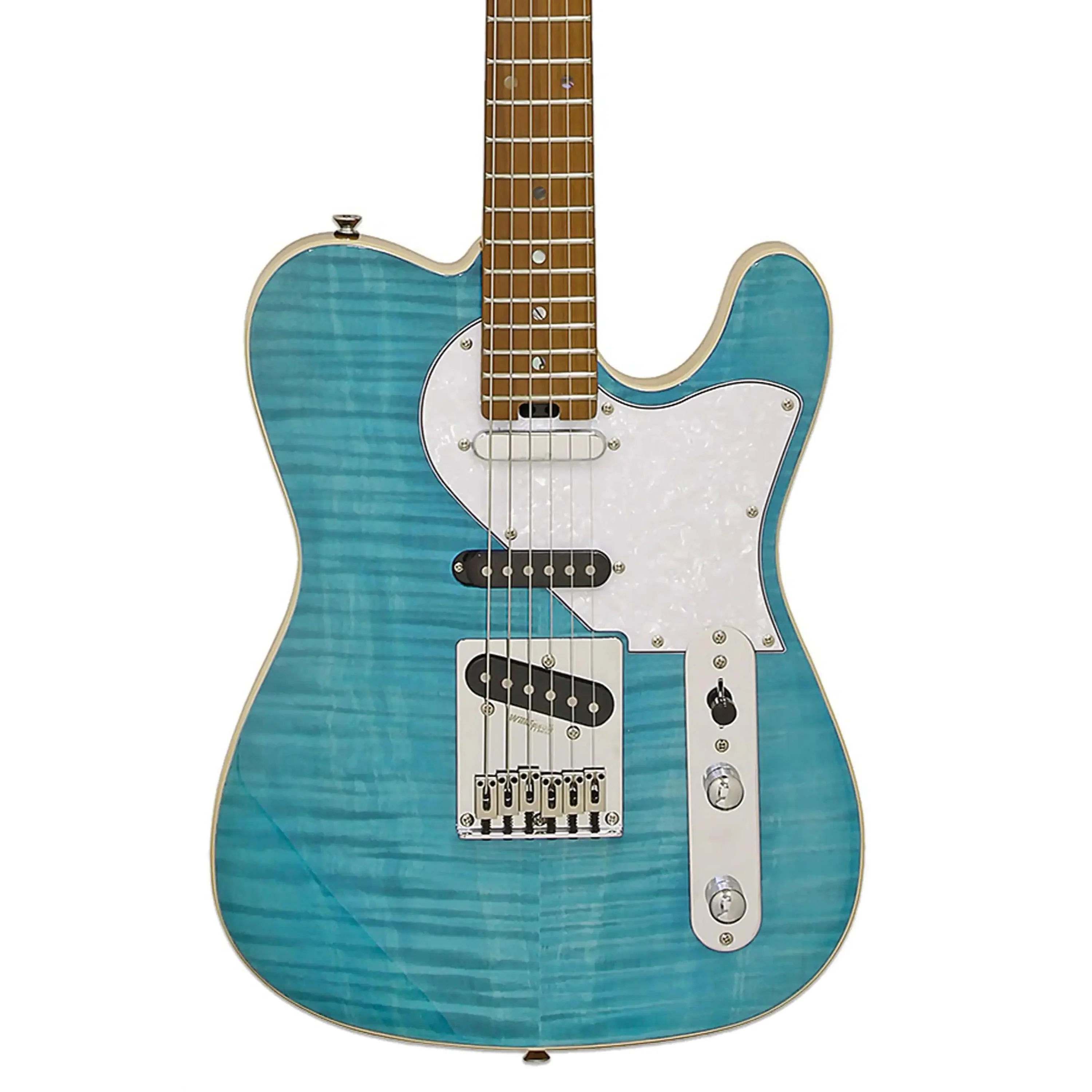 Aria 615-MK2 Nashville Hot Rod Collection Electric Guitar - Turquoise Blue