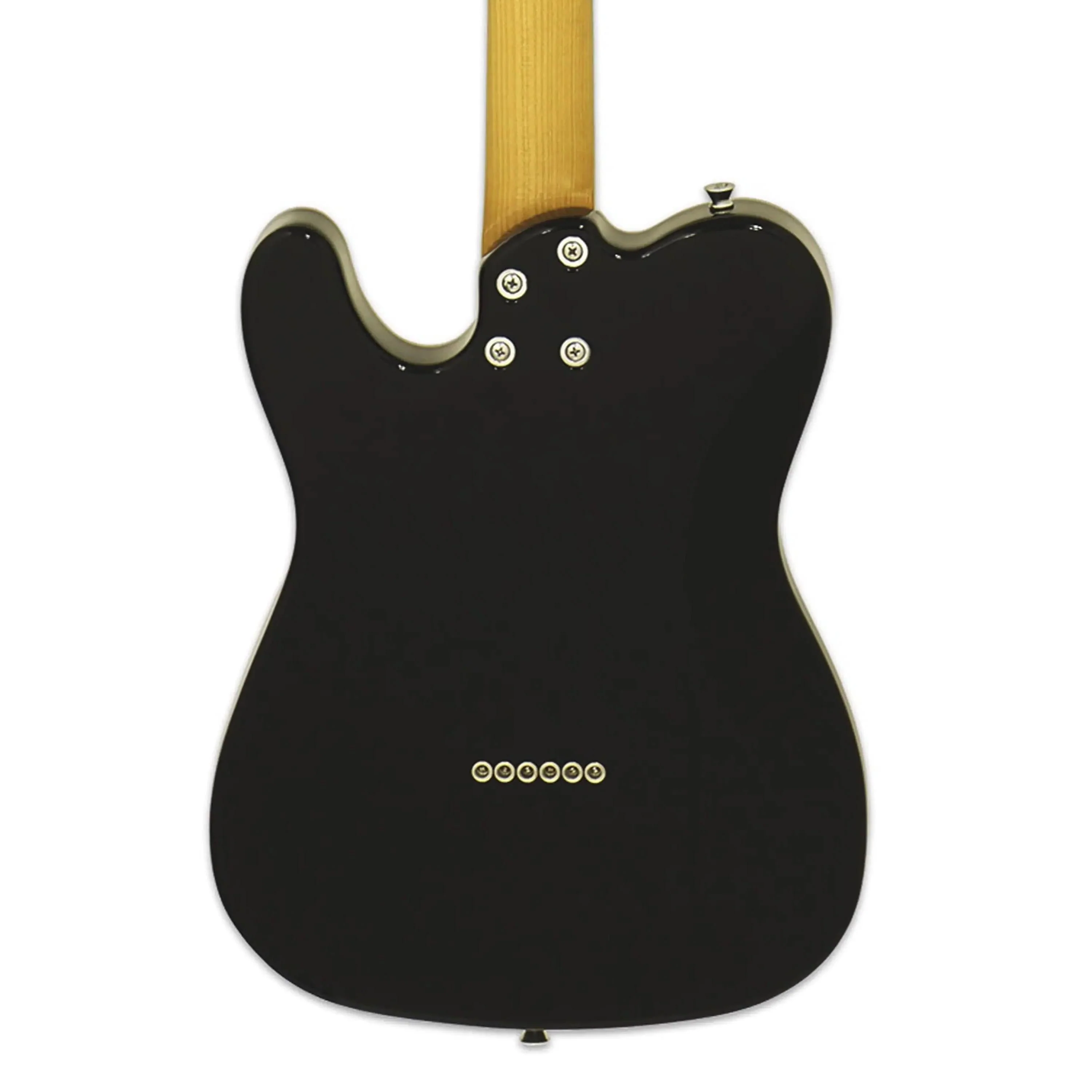 Aria 615-WJ Nashville Hot Rod Collection Electric Guitar - Black - Image 2