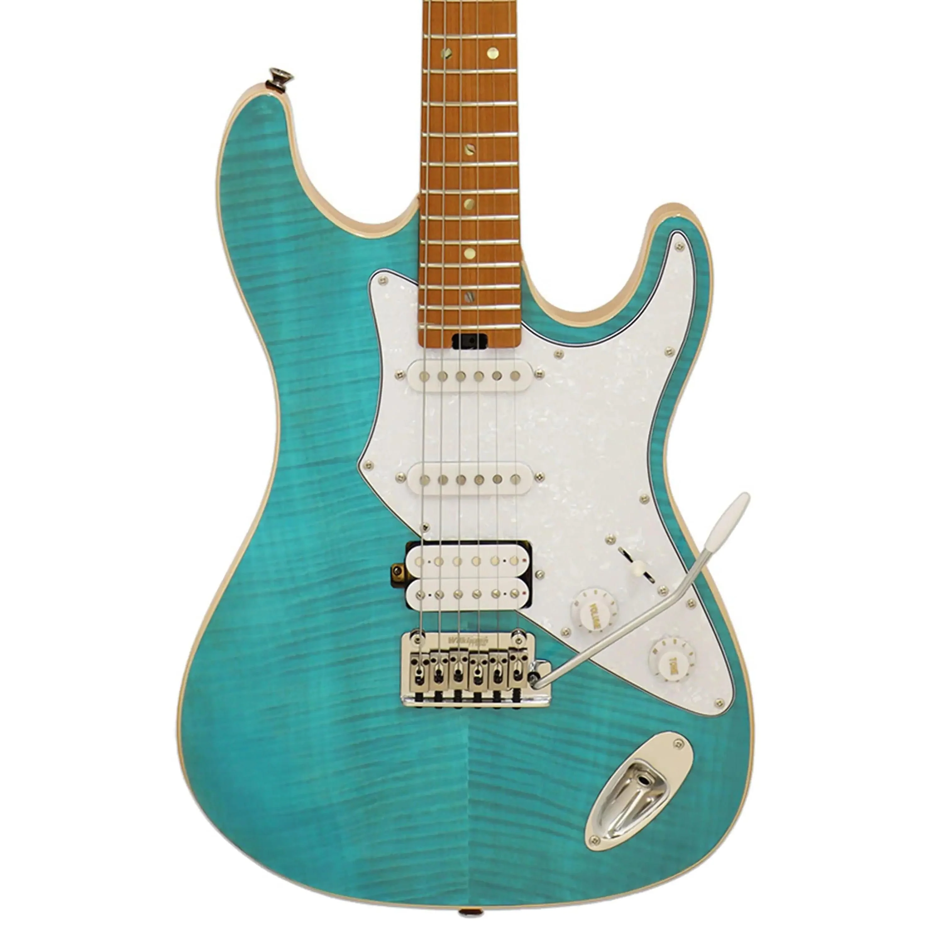 Aria 714-MK2 Fullerton Hot Rod Collection Electric Guitar - Turquoise Blue
