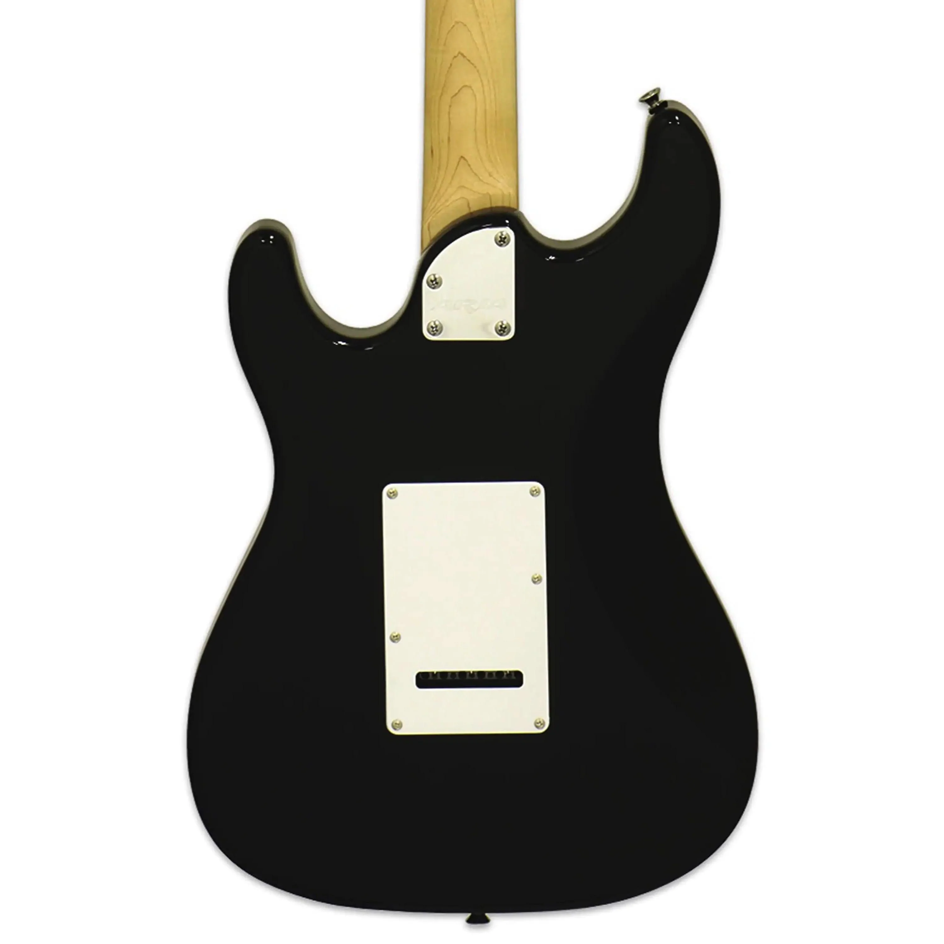 Aria 714-STD Fullerton Hot Rod Collection Electric Guitar - Black - Image 2