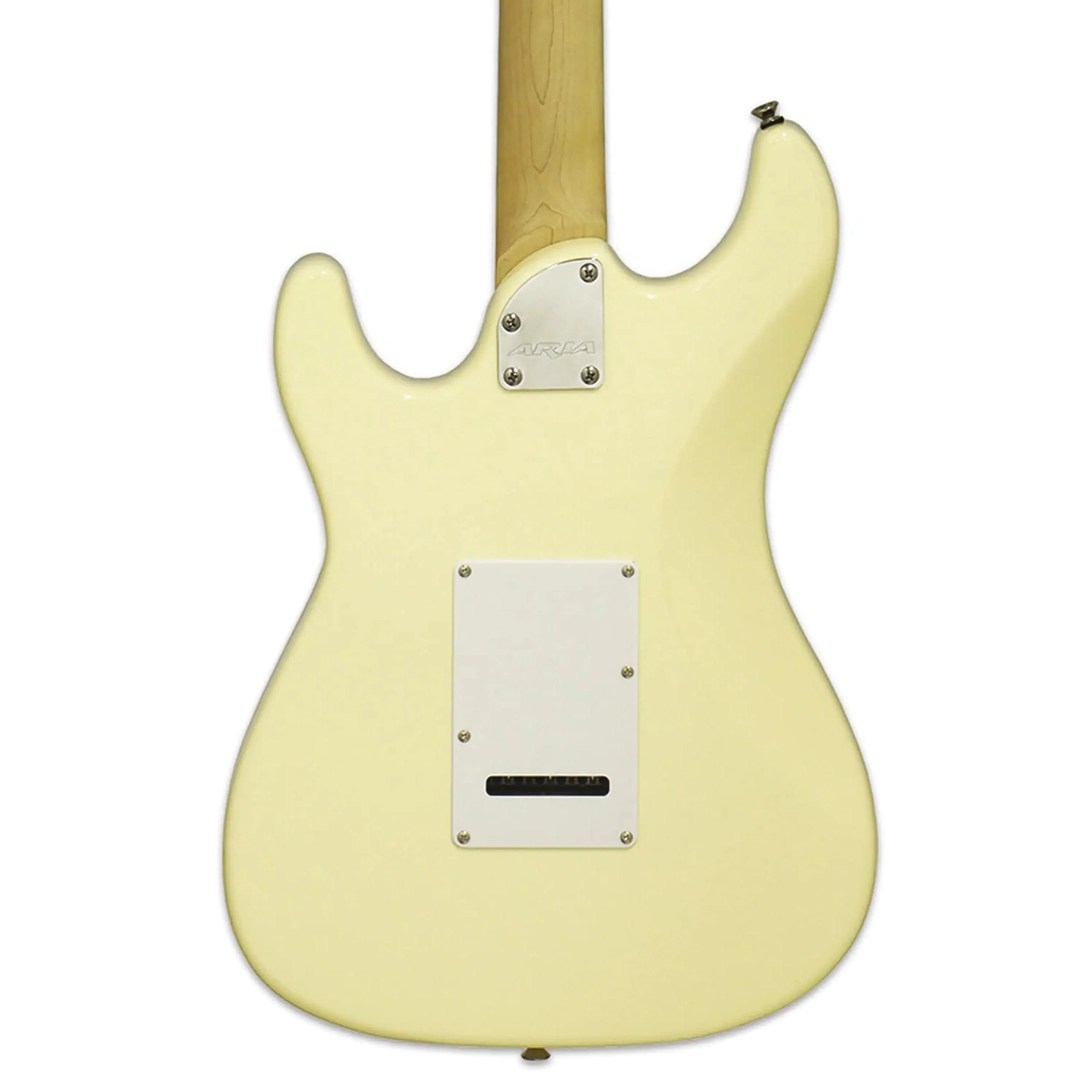 Aria 714-STD Fullerton Hot Rod Collection Electric Guitar - Vintage White - Image 2