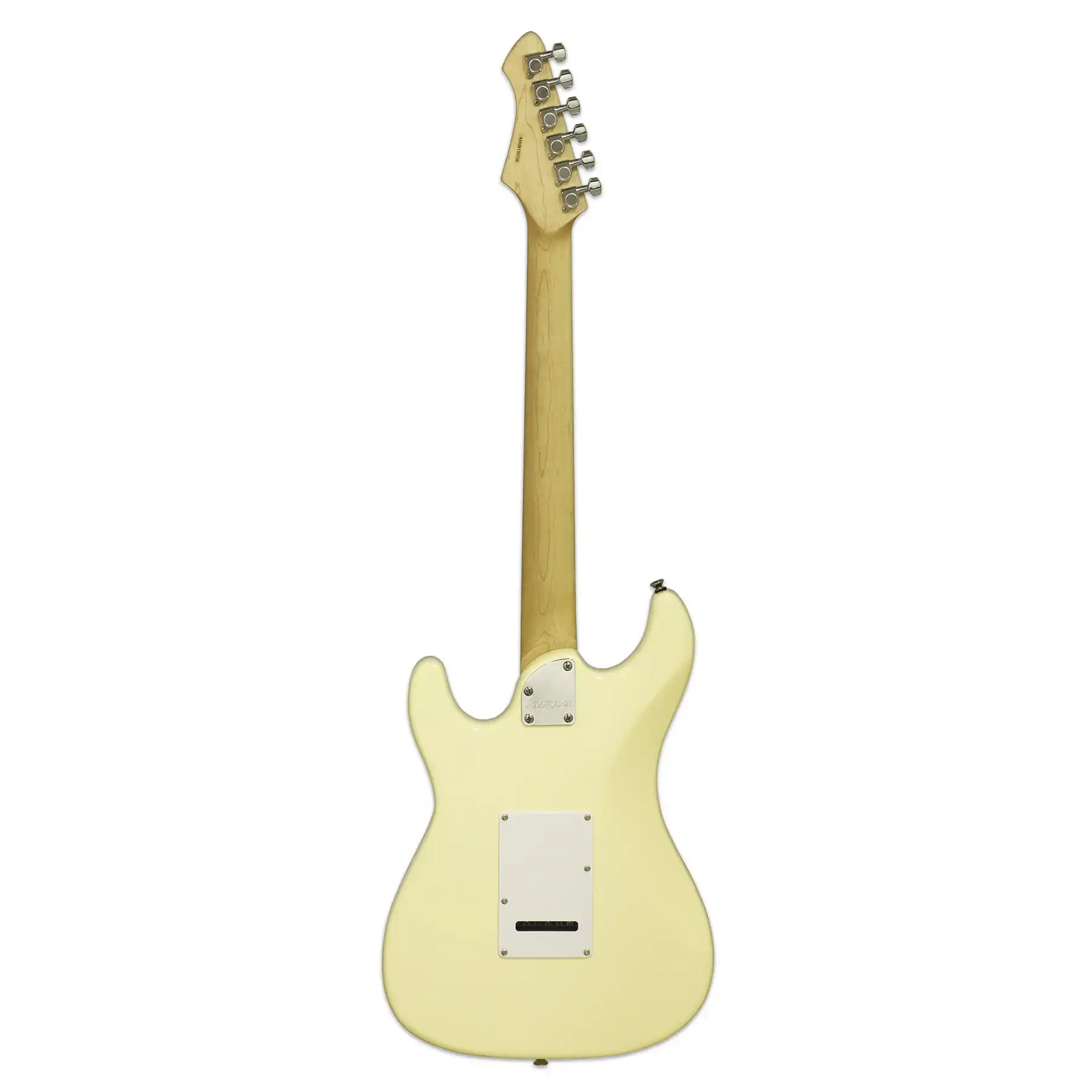 Aria 714-STD Fullerton Hot Rod Collection Electric Guitar - Vintage White - Image 3