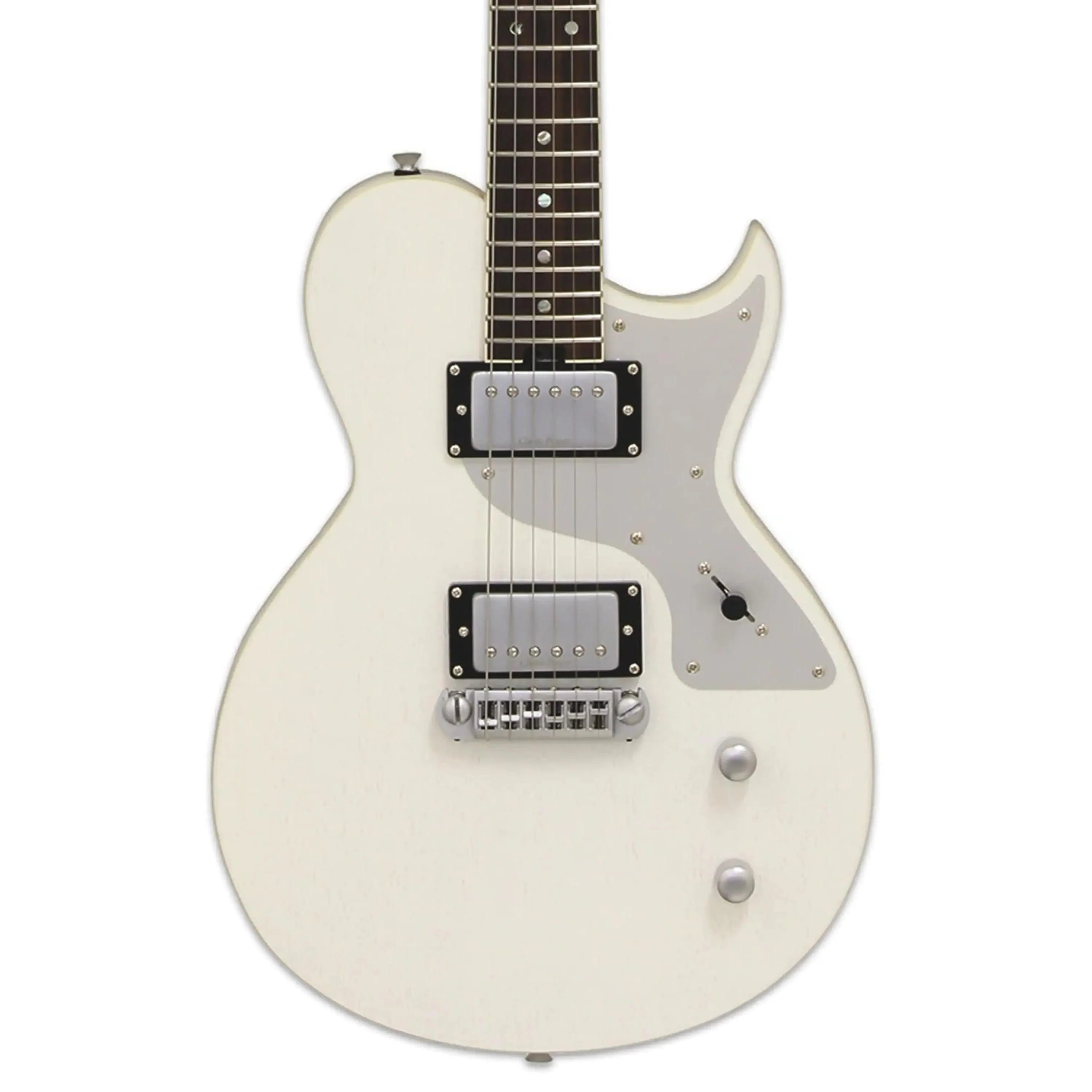 Aria 718-MK2 Brooklyn Hot Rod Collection Electric Guitar - Open Pore White