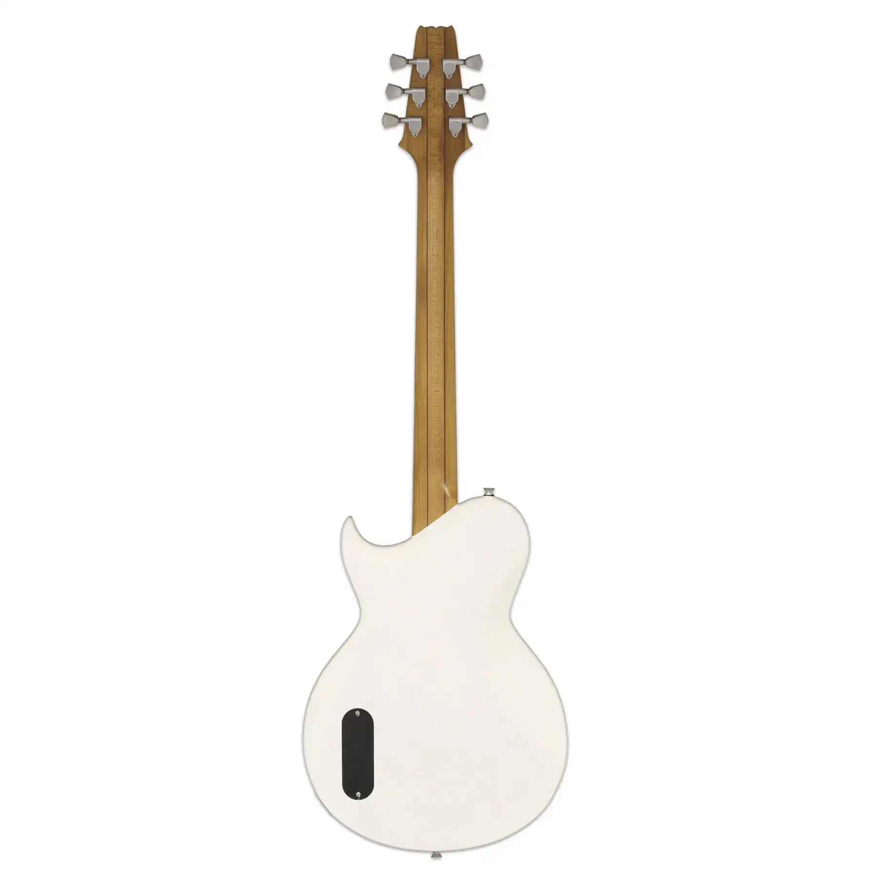 Aria 718-MK2 Brooklyn Hot Rod Collection Electric Guitar - Open Pore White - Image 4