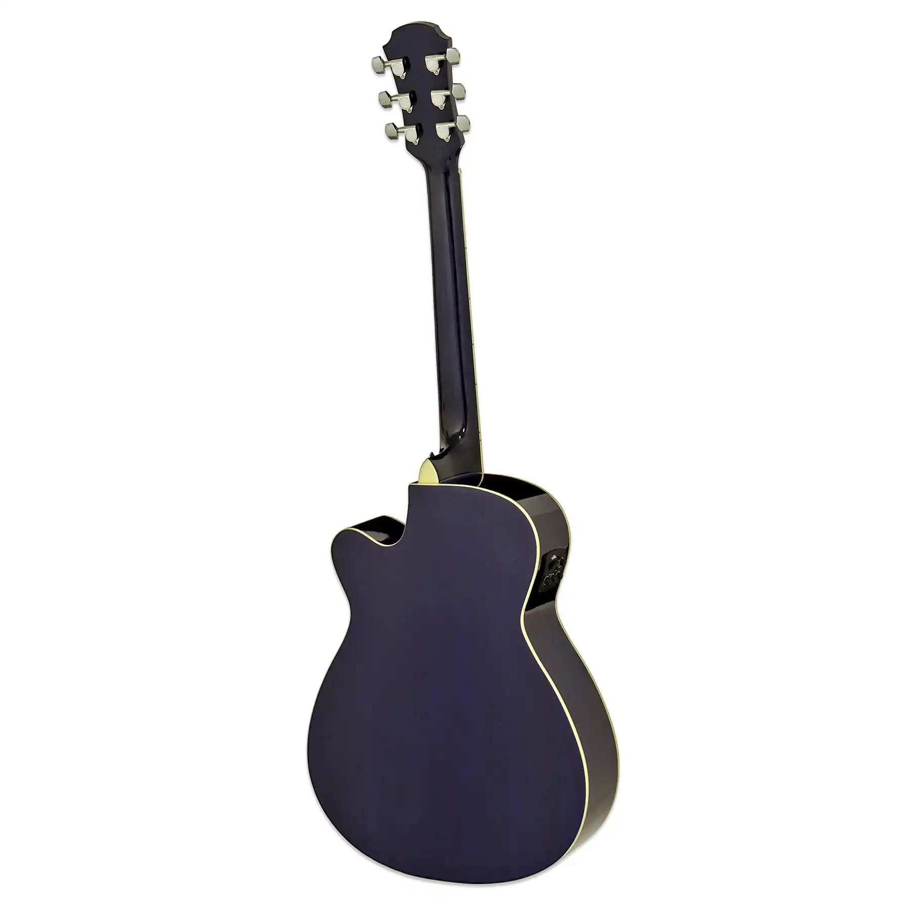 Aria AFN-15CE Prodigy Series Acoustic Electric Guitar - Blue Shade - Image 4