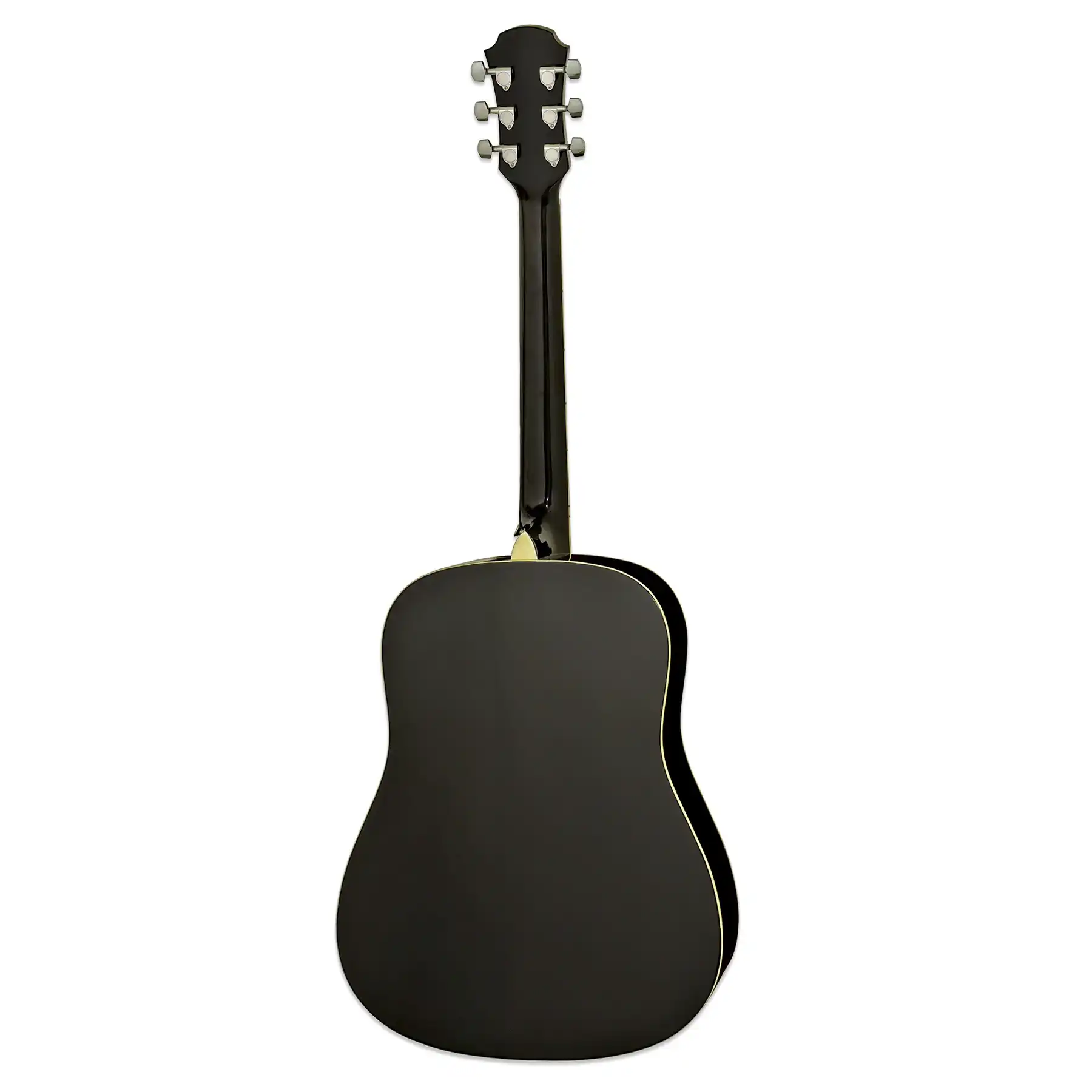 Aria AWN-15 Prodigy Series Acoustic Dreadnought Guitar - Black - Image 4