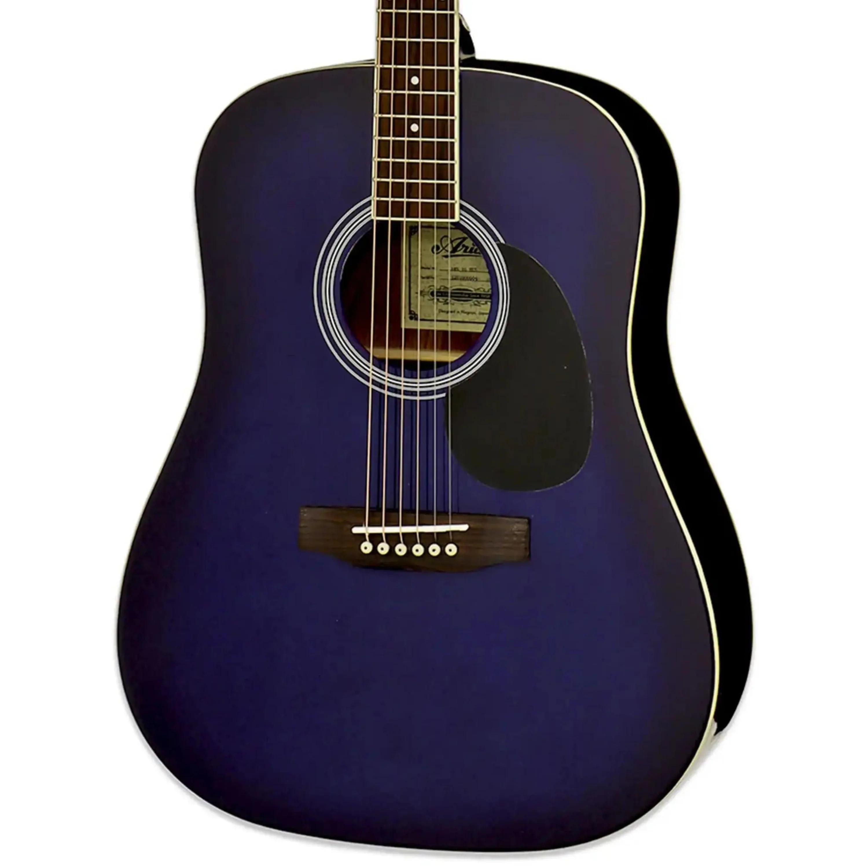 Aria AWN-15 Prodigy Series Acoustic Dreadnought Guitar - Blue Shade
