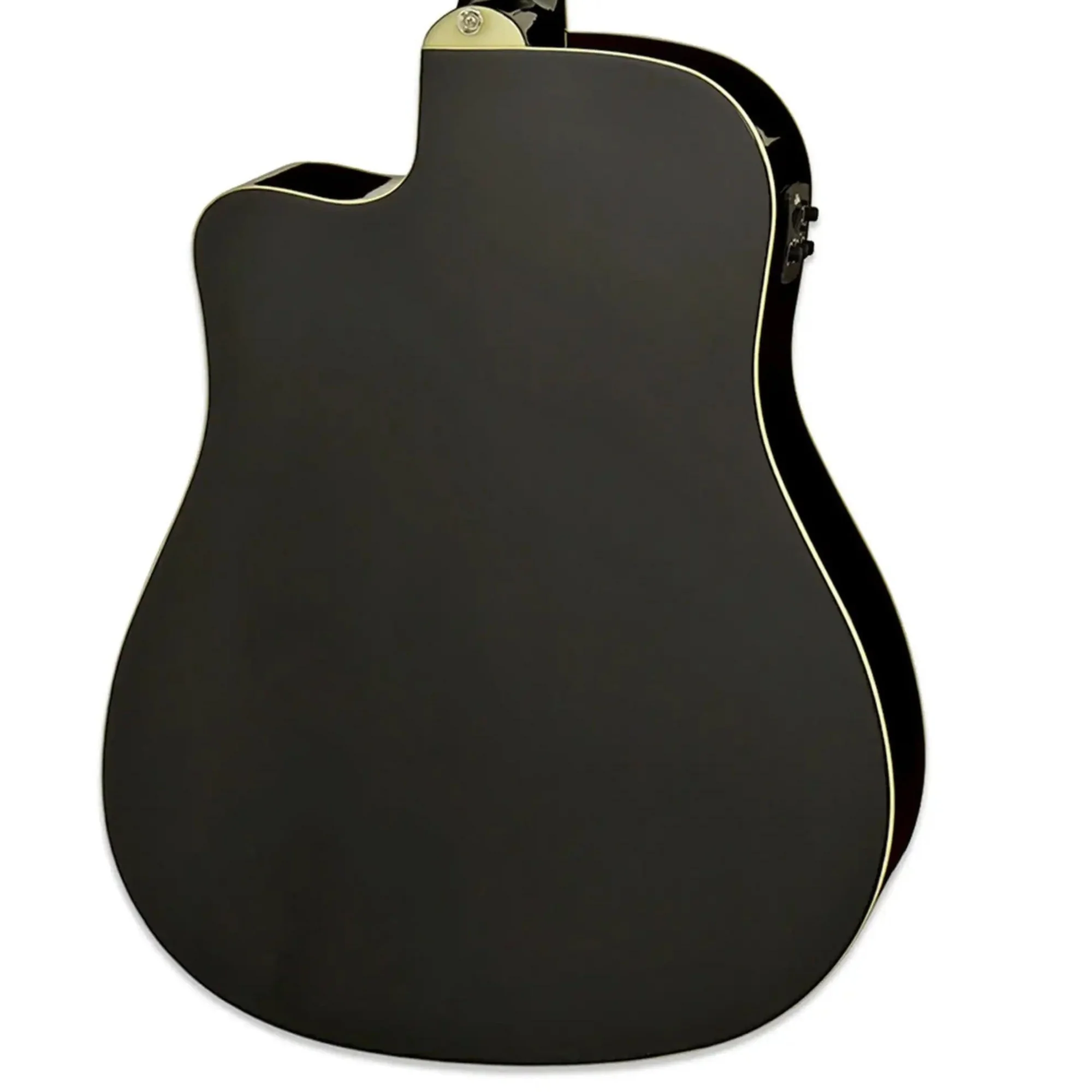 Aria AWN-15CE Prodigy Series Acoustic Electric Guitar - Black - Image 2