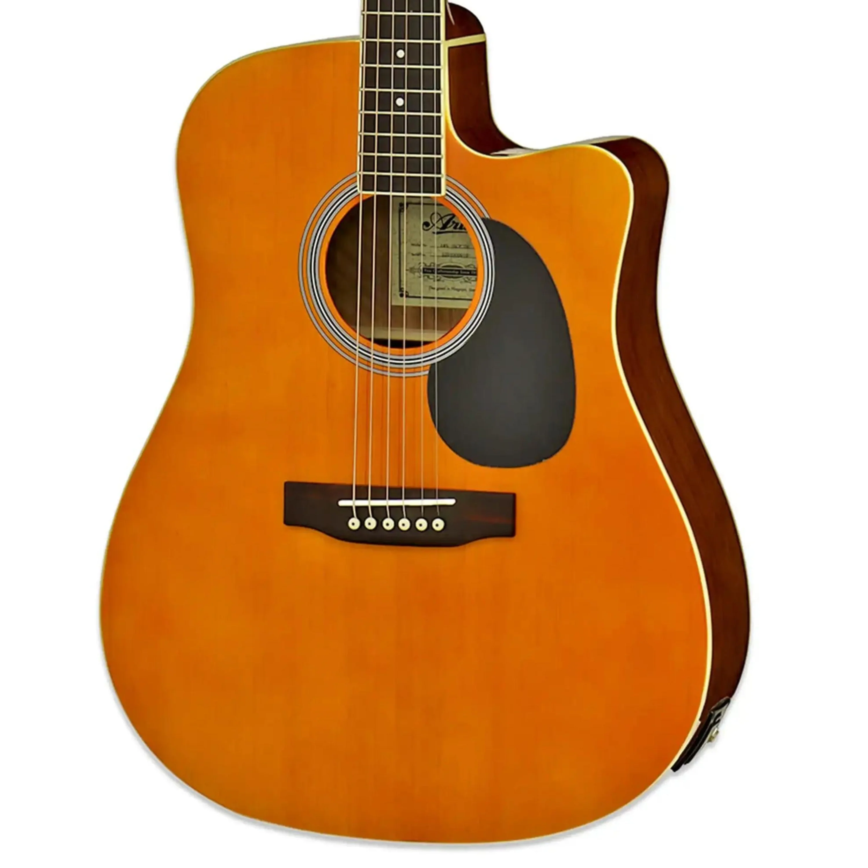 Aria AWN-15CE Prodigy Series Acoustic Electric Guitar - Orange