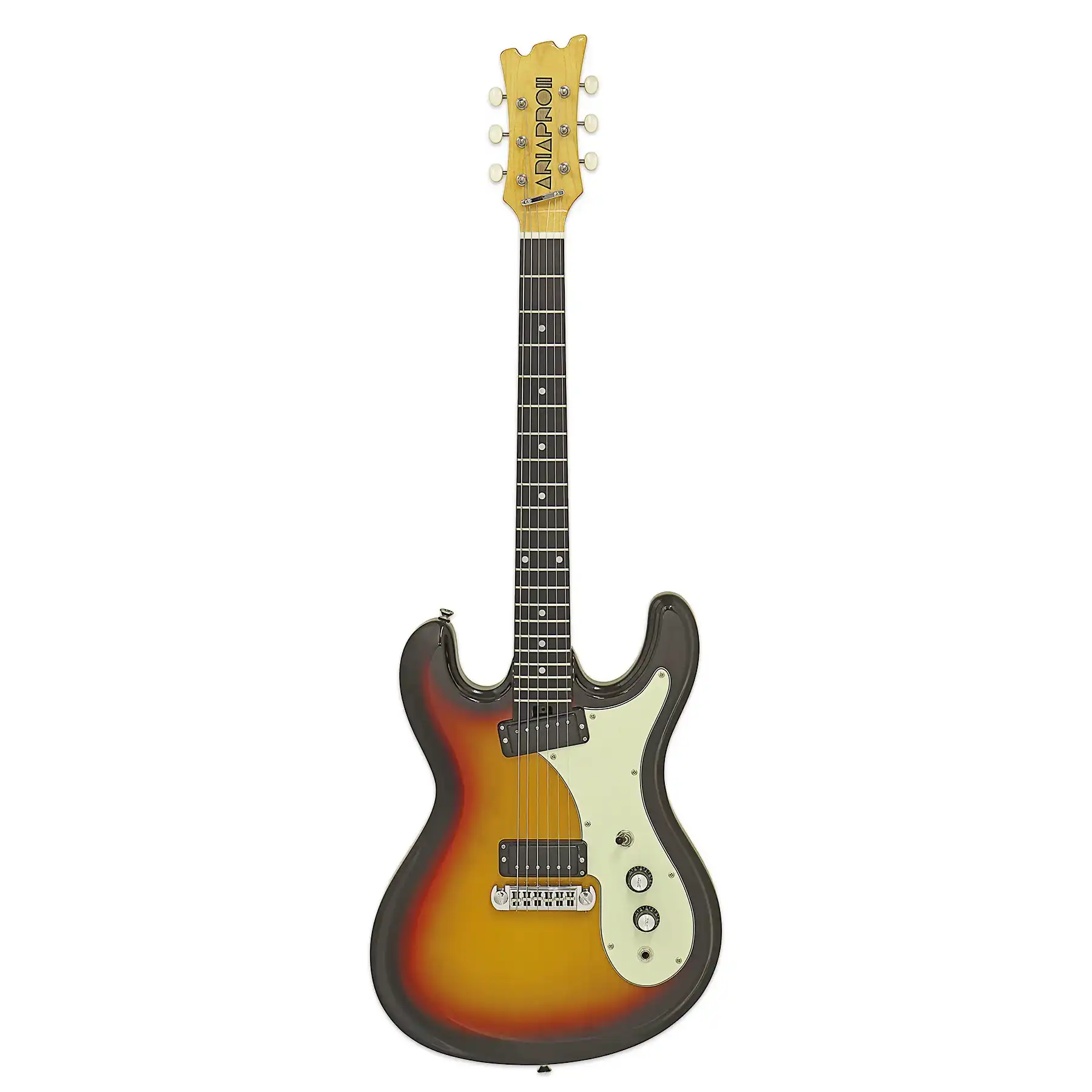 Aria DM-206 Pro II Retro Classics Electric Guitar - 3 Tone Sunburst - Image 3