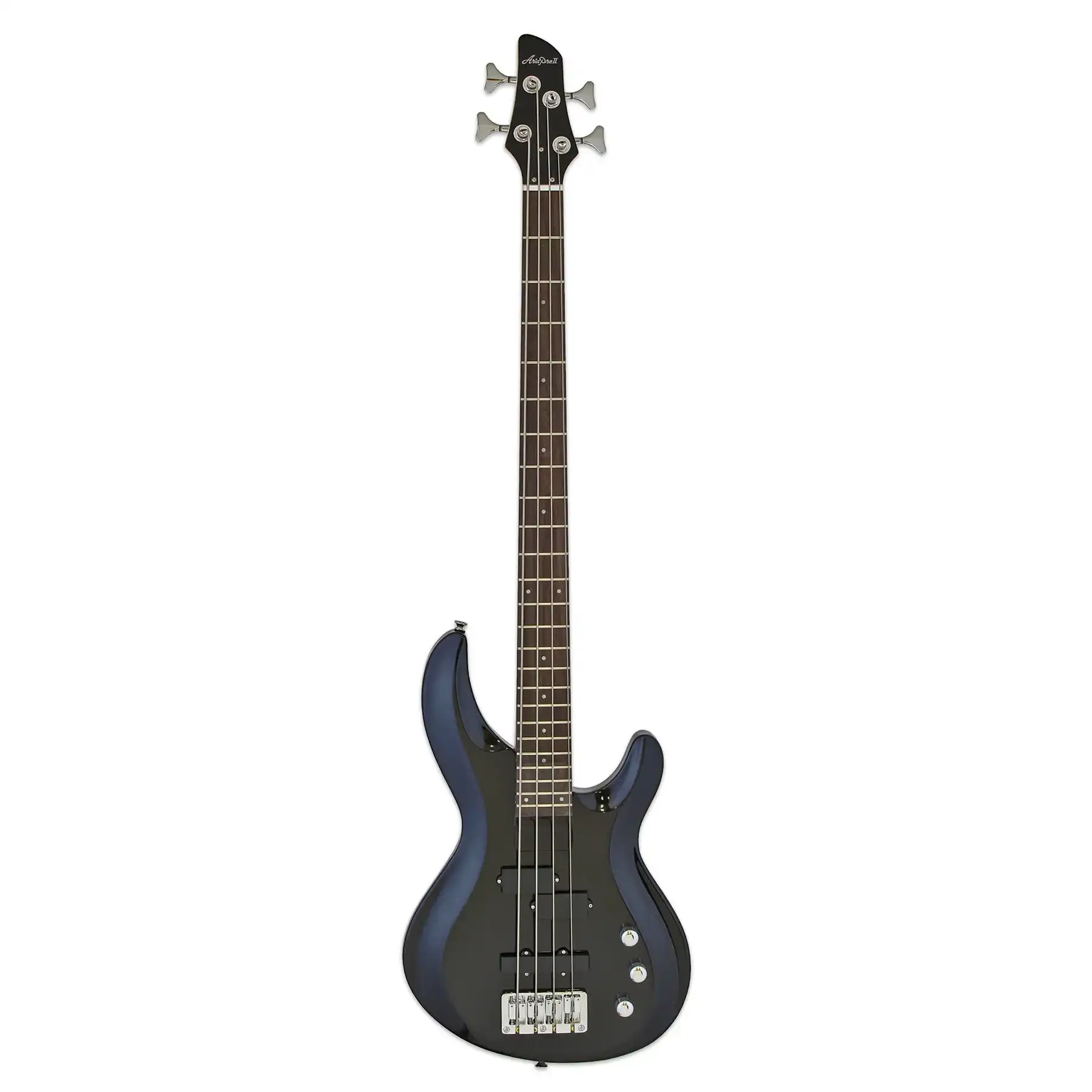Aria IGB-STD Pro II Electric Bass - Metallic Black - Image 3