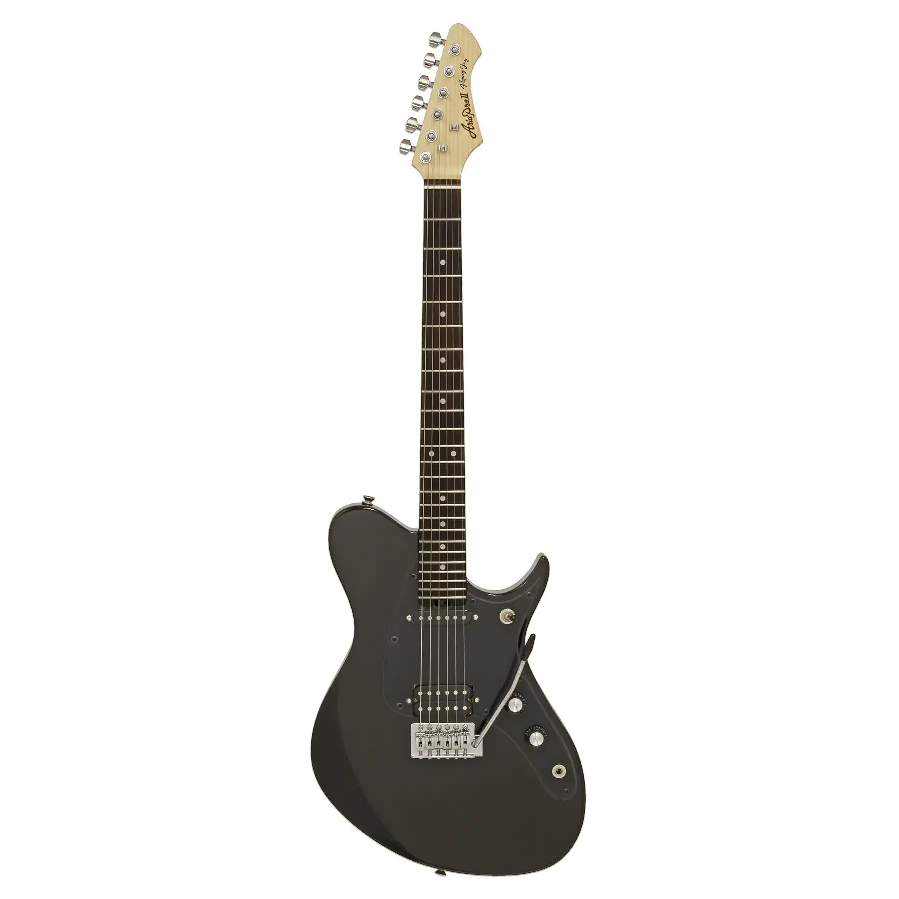Aria J-1 Pro II Electric Guitar - Black - Image 3