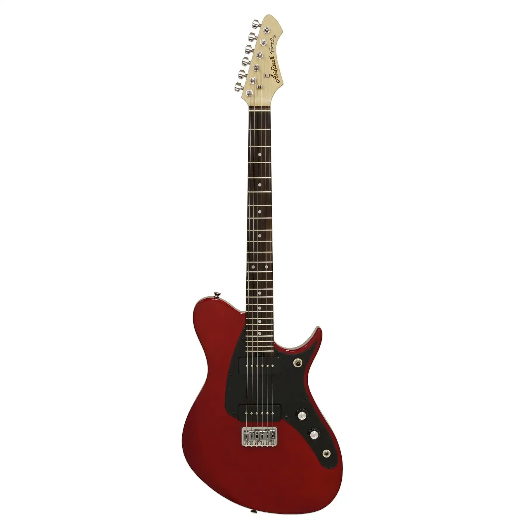 Aria J-2 Pro II Electric Guitar - Candy Apple Red - Image 3