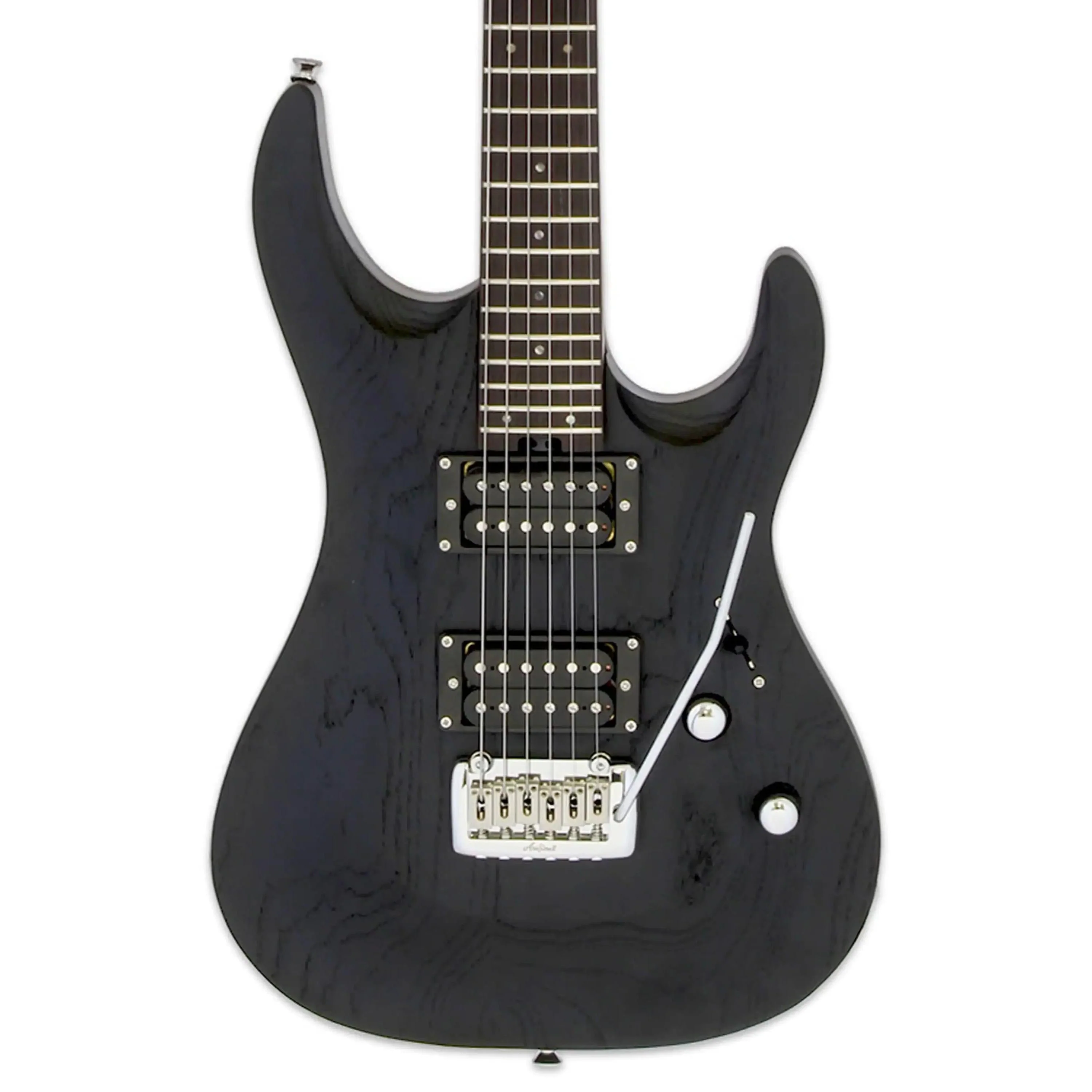 Aria MAC-DLX Pro II Electric Guitar - Stained Black