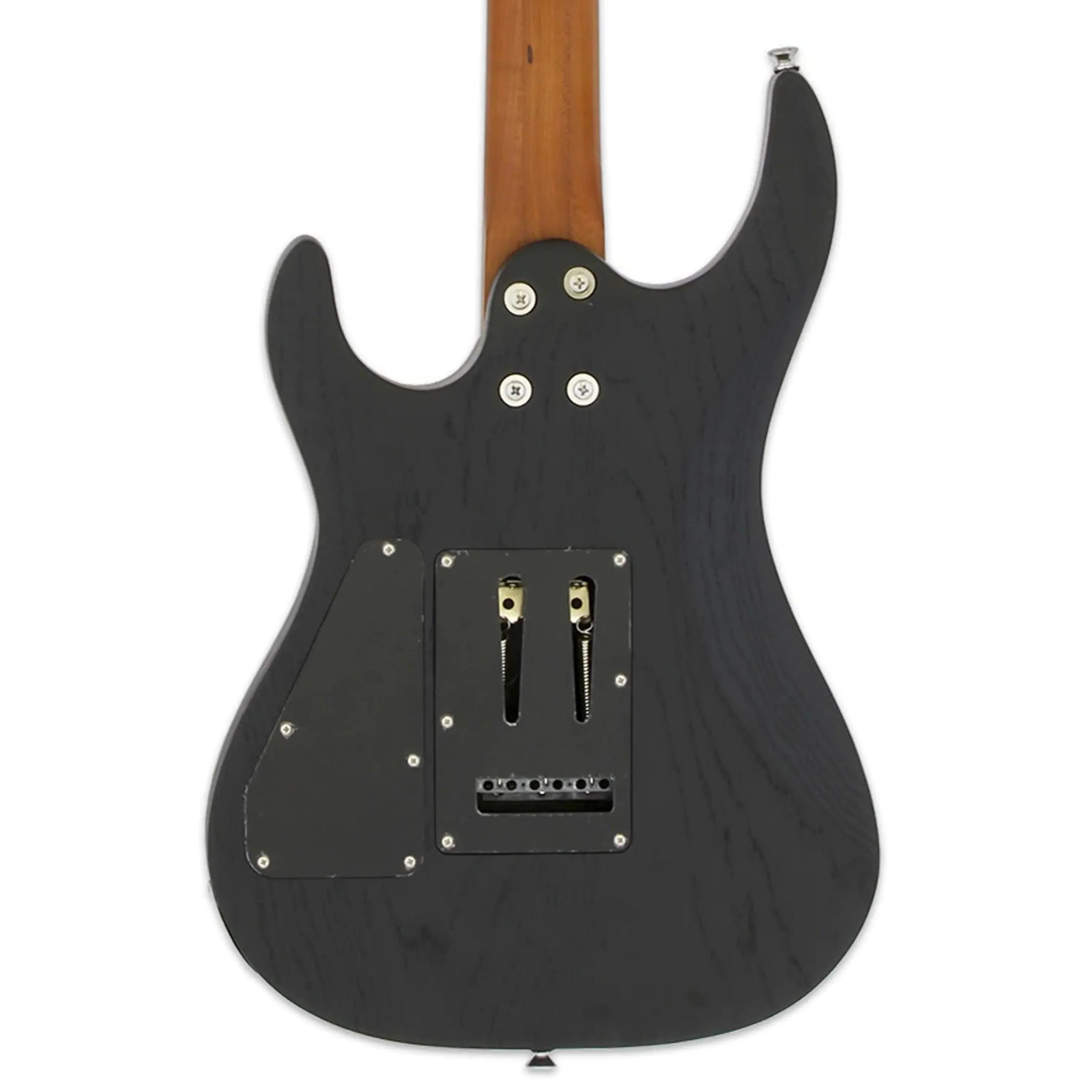 Aria MAC-DLX Pro II Electric Guitar - Stained Black - Image 2