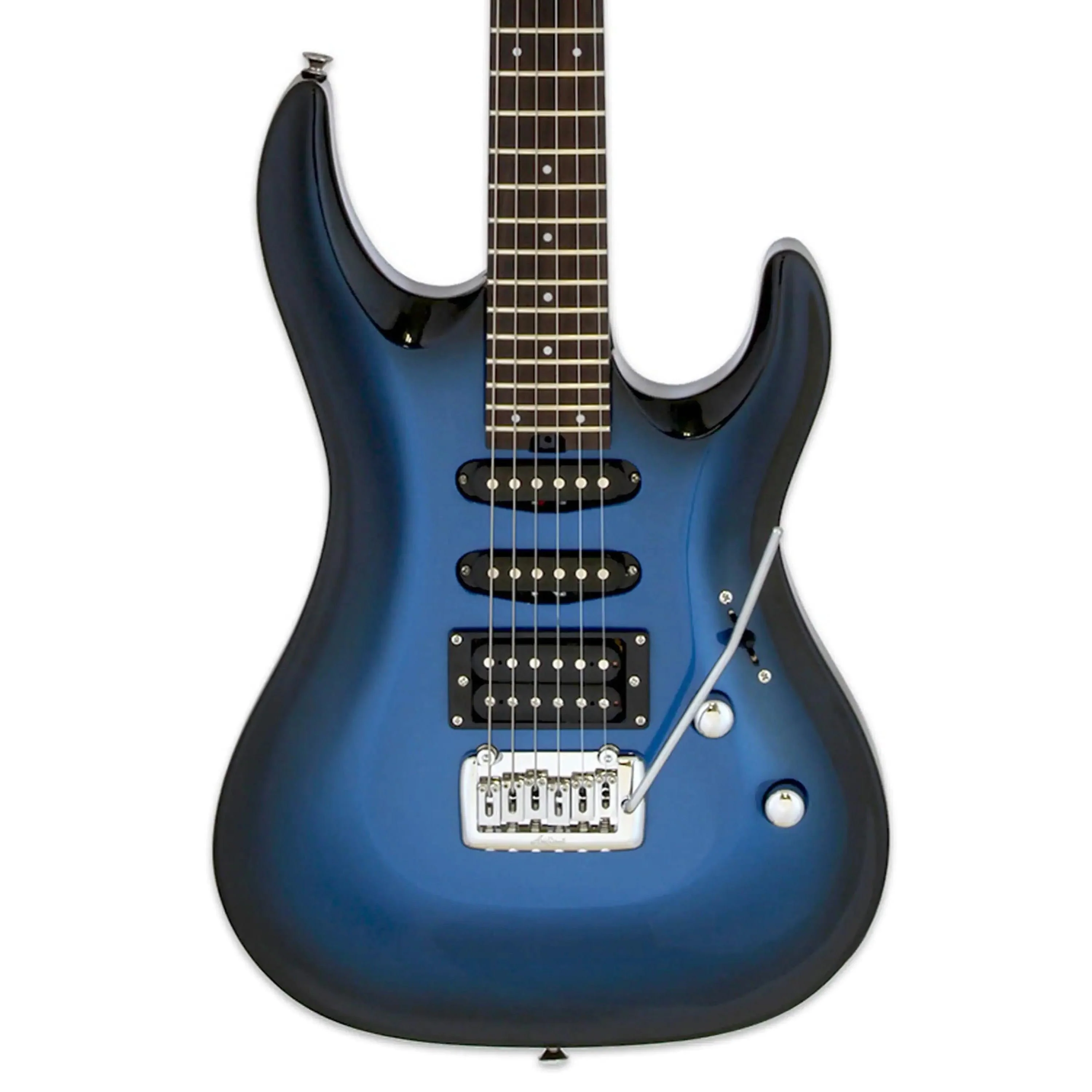 Aria MAC-STD Pro II Electric Guitar - Metallic Blue Shade