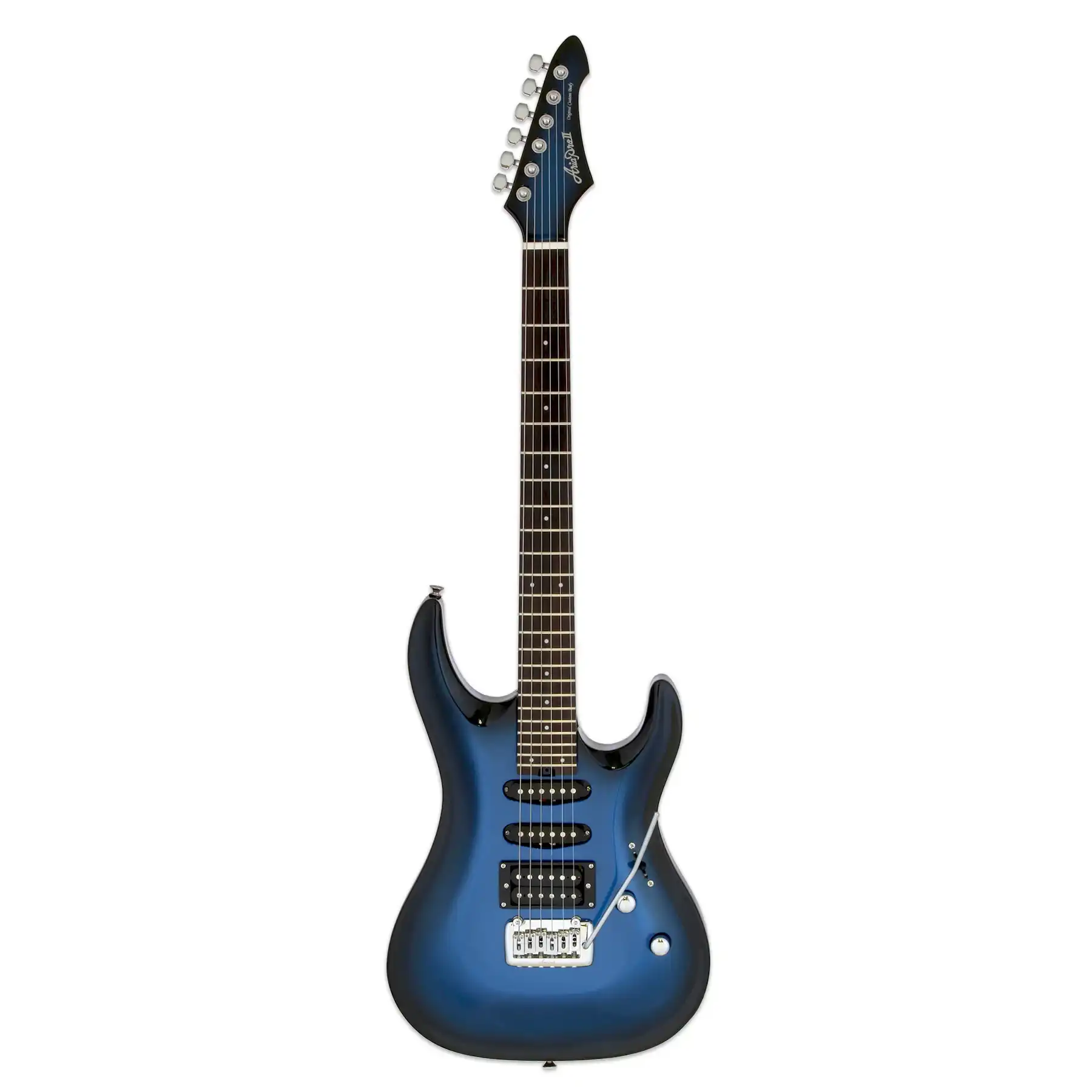 Aria MAC-STD Pro II Electric Guitar - Metallic Blue Shade - Image 3