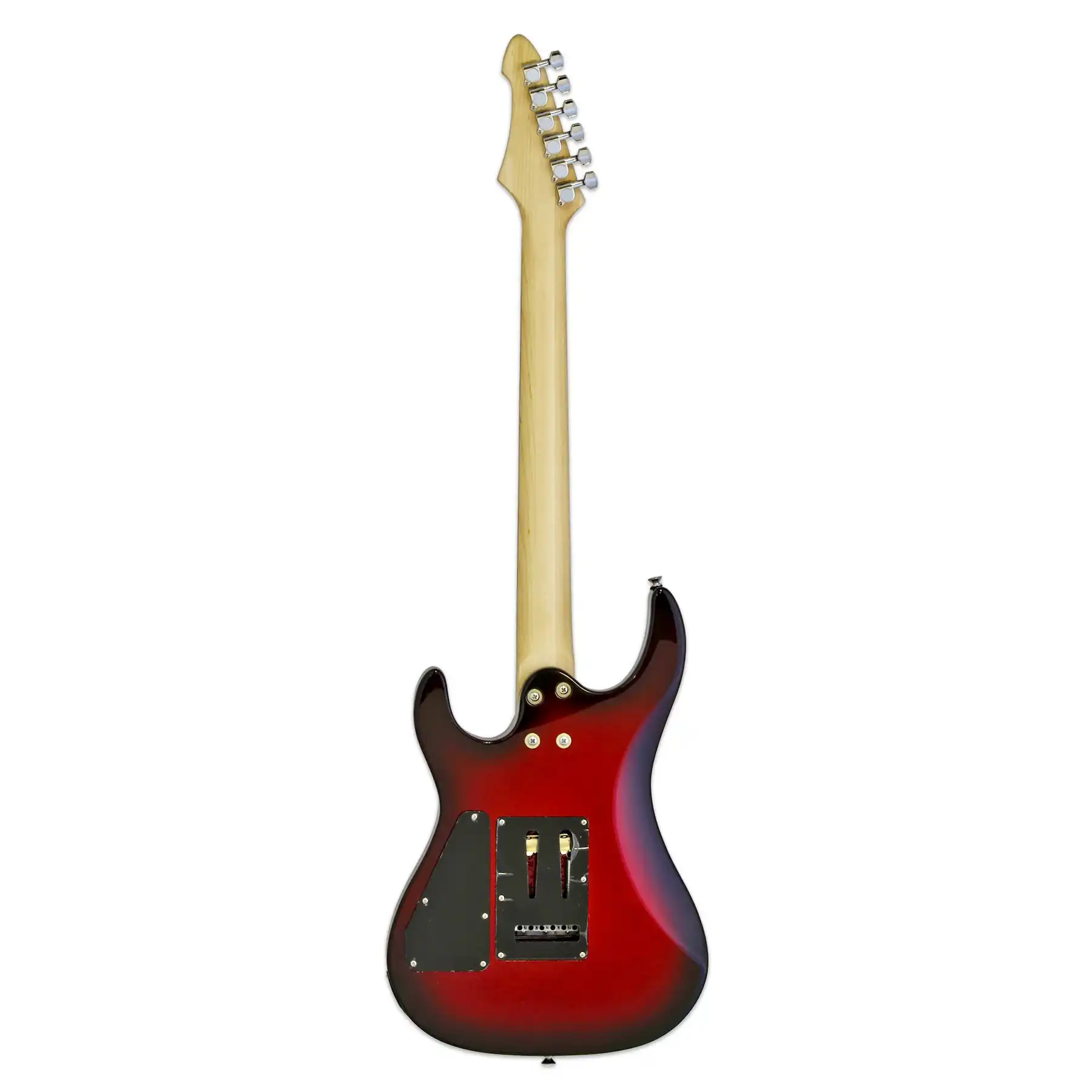 Aria MAC-STD Pro II Electric Guitar - Metallic Red Shade - Image 4